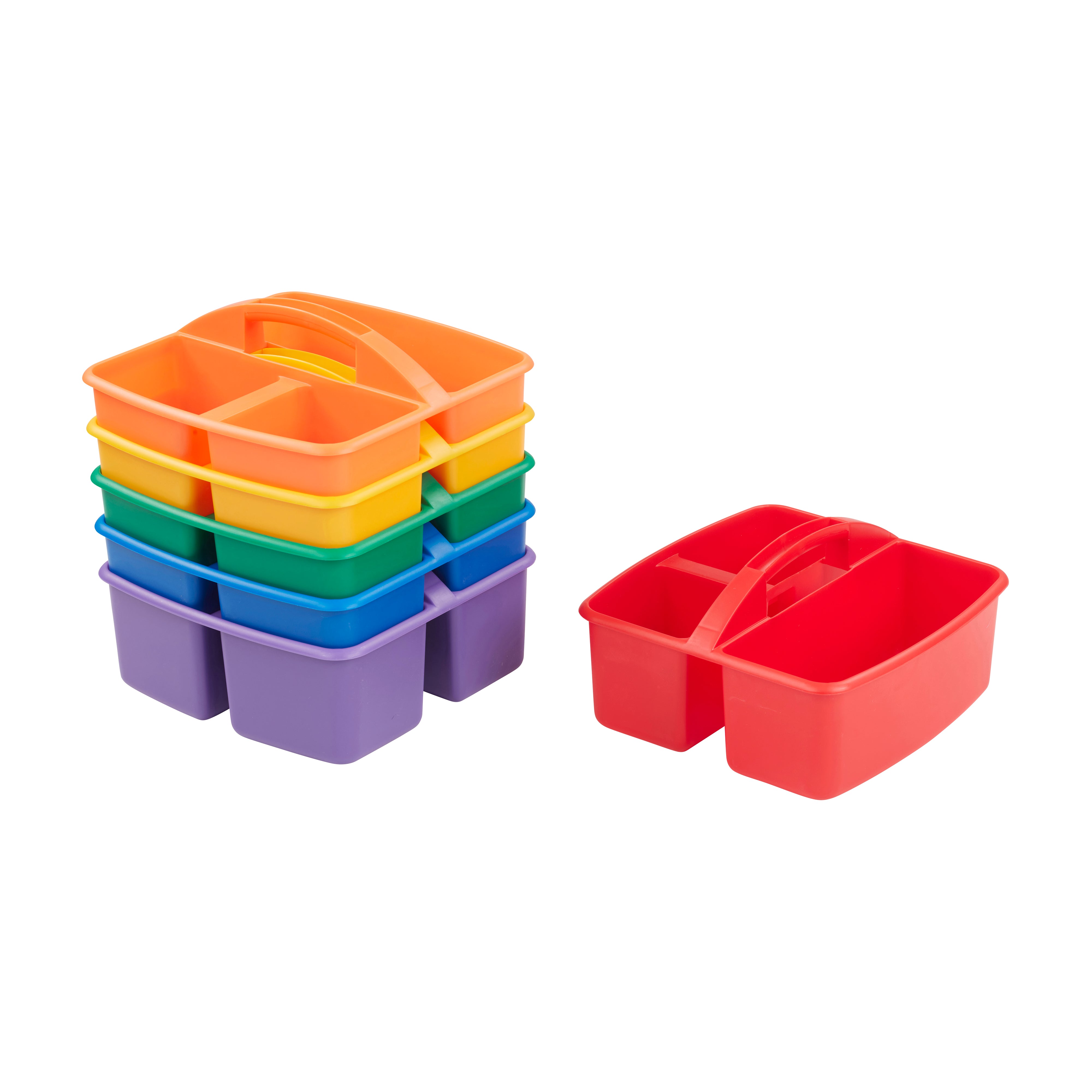 3-Compartment Storage Caddy, 6-Pack