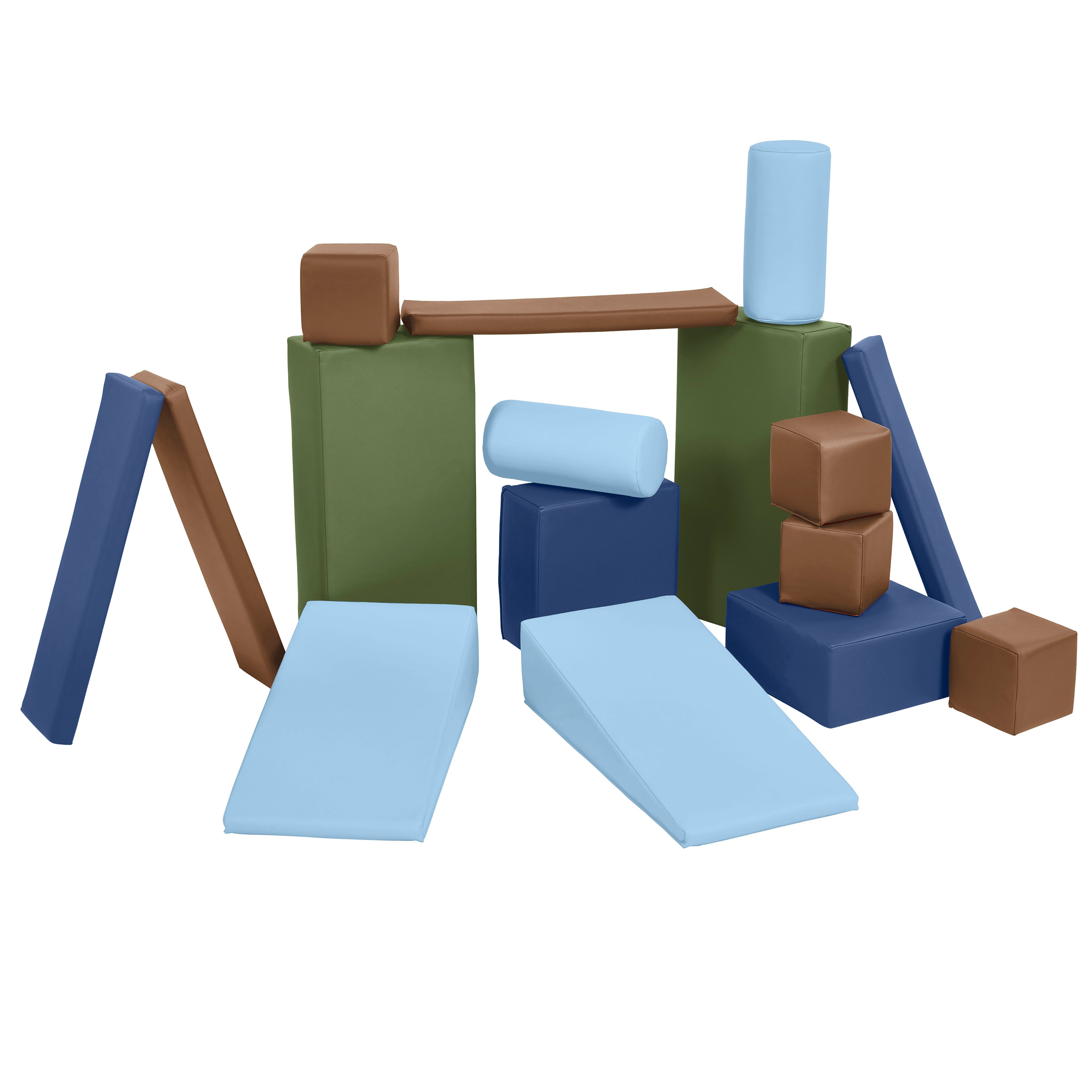 SoftZone Soft Builder Blocks, 16-Piece