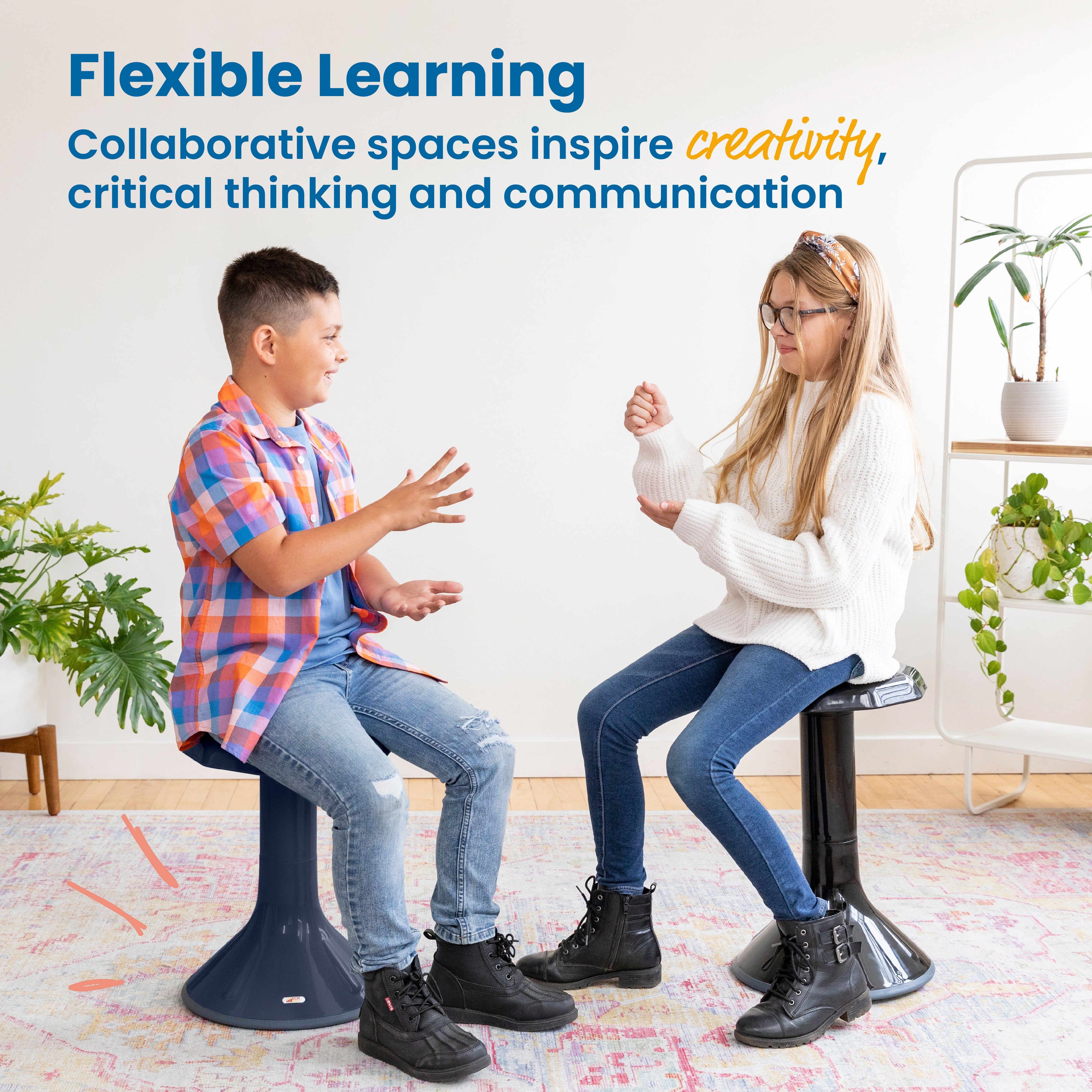 ACE Active Core Engagement Wobble Stool, 18-Inch Seat Height