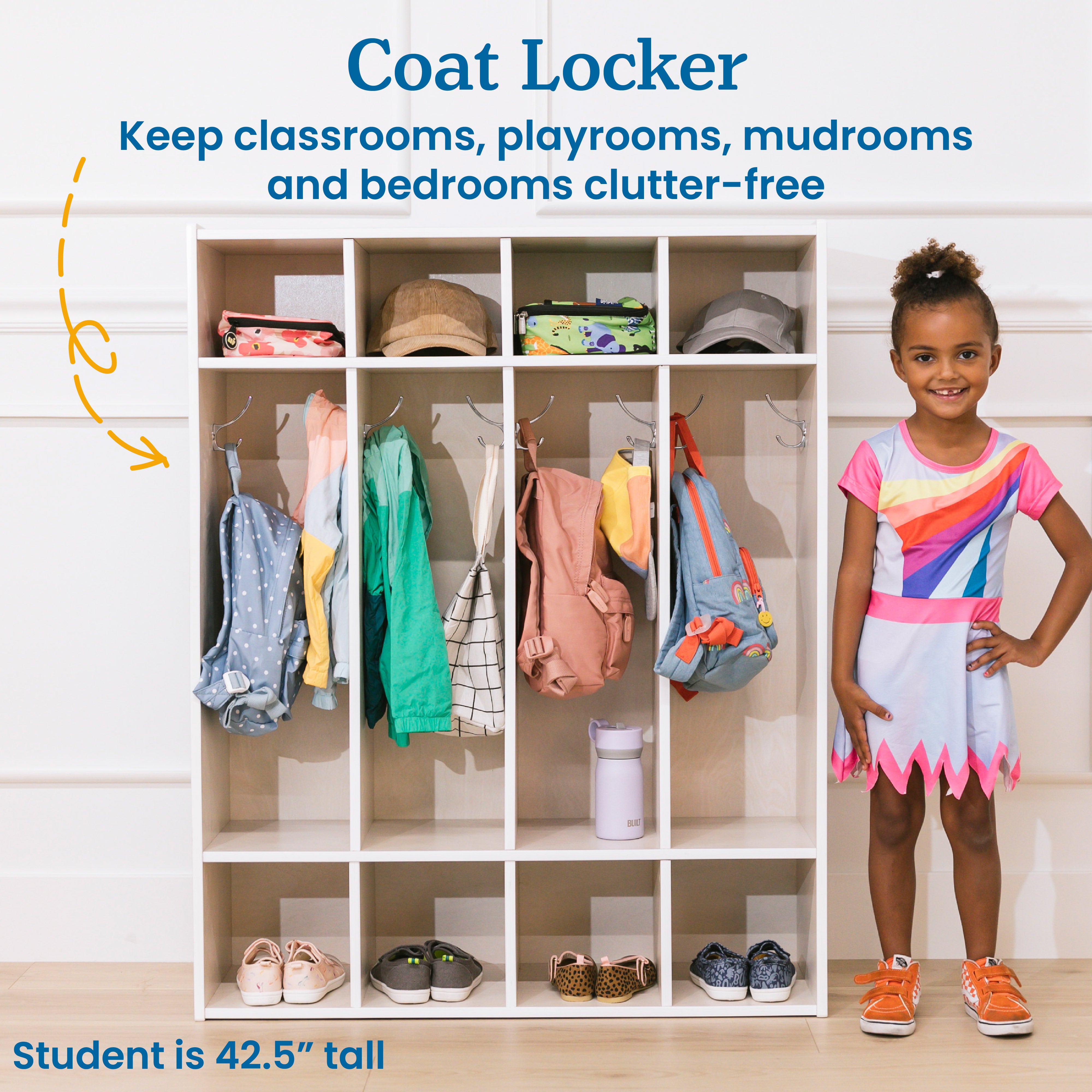 Streamline 4-Section Coat Locker
