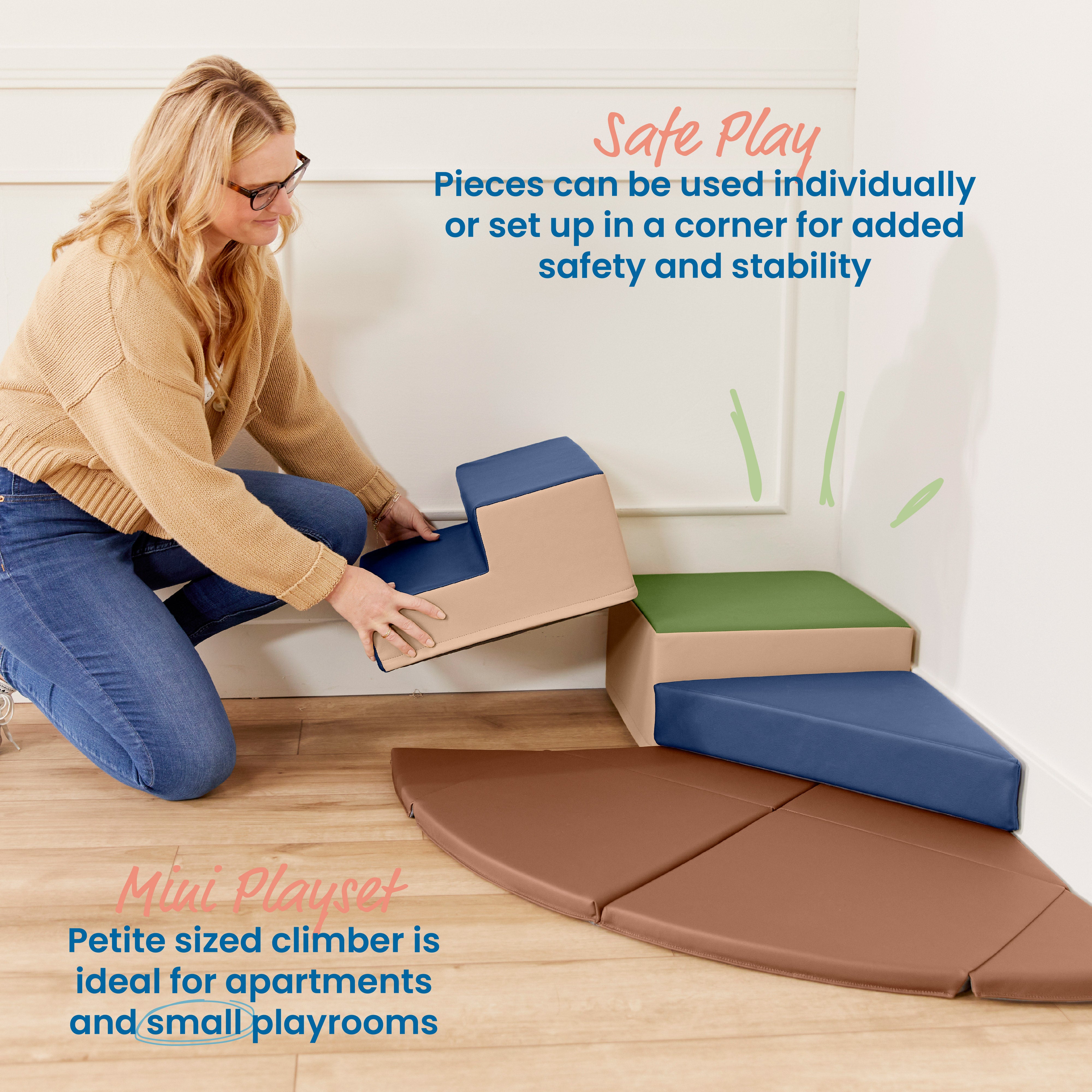 Junior Adventurer's Summit Step Corner Climber, 4-Piece