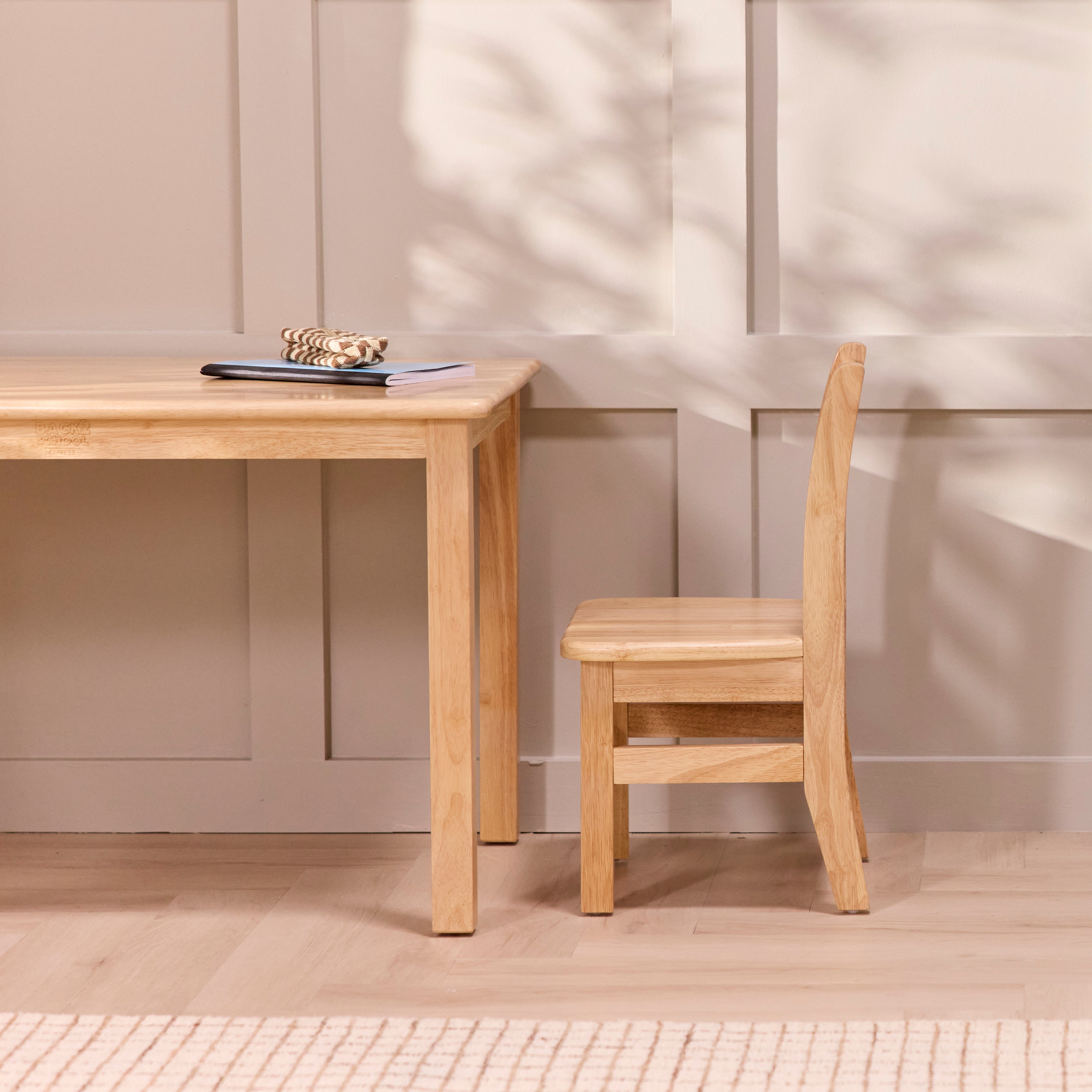 Wooden Ladderback Chairs, 2-Pack