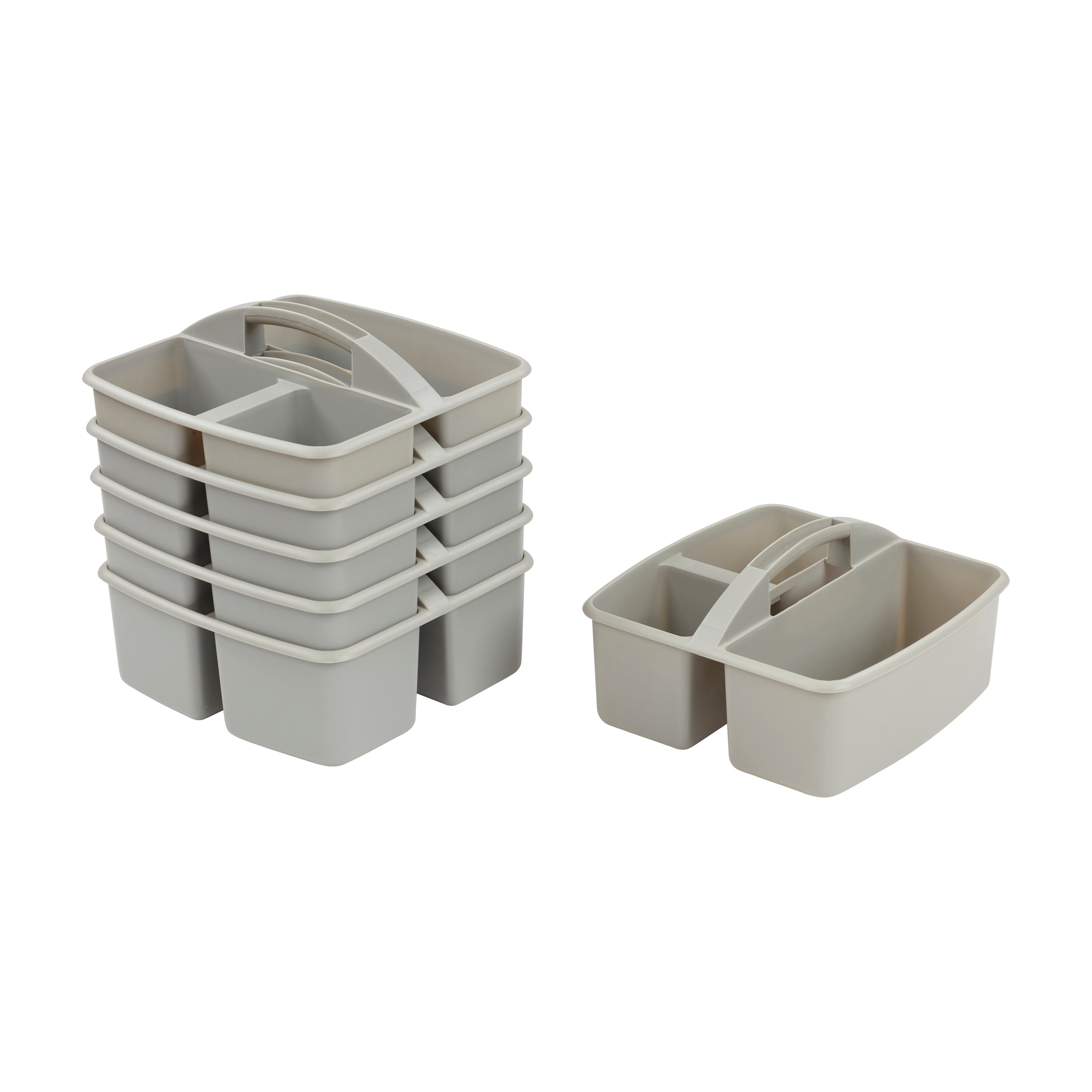 3-Compartment Storage Caddy, 6-Pack