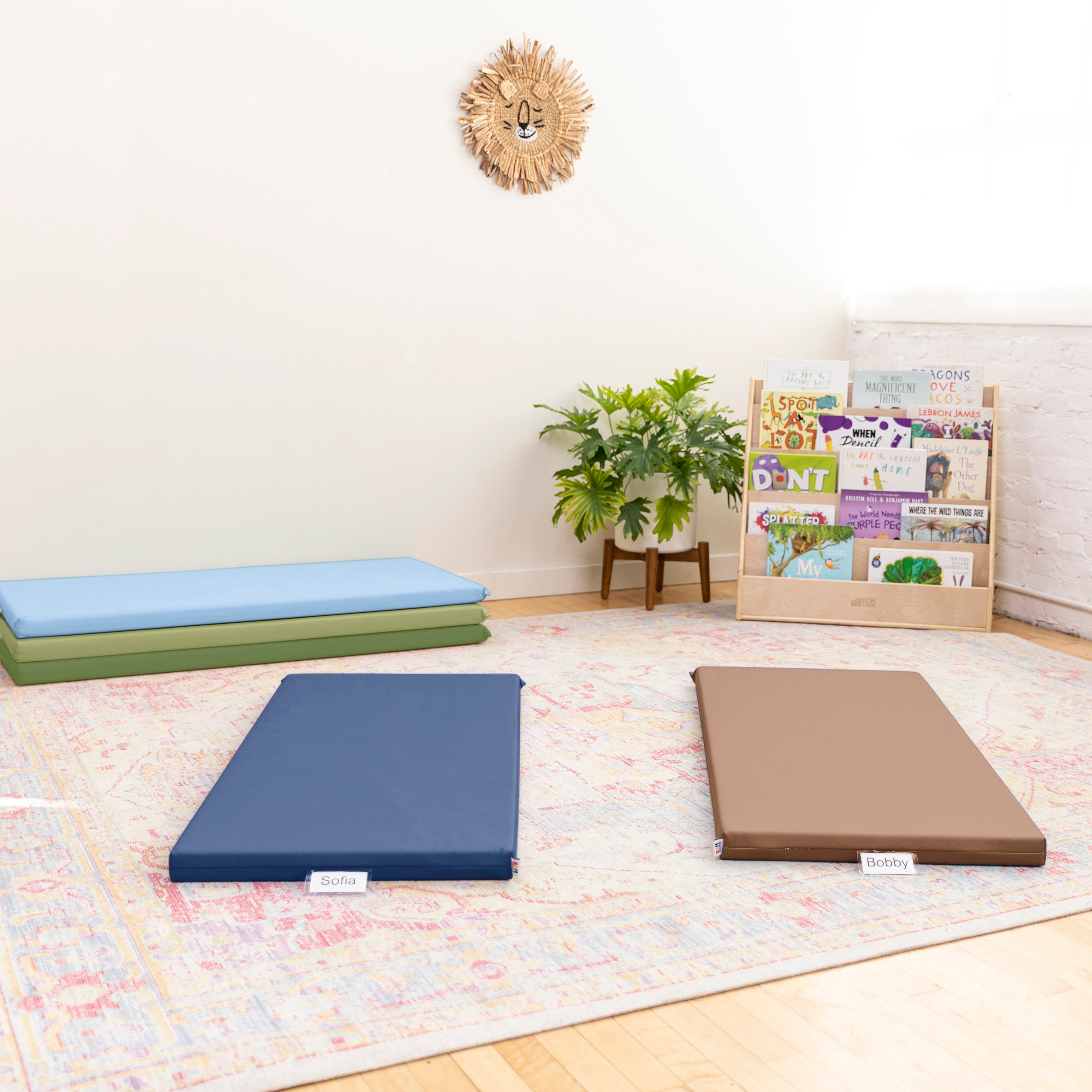 Rainbow Rest Mat with Name Tag, 5-Piece
