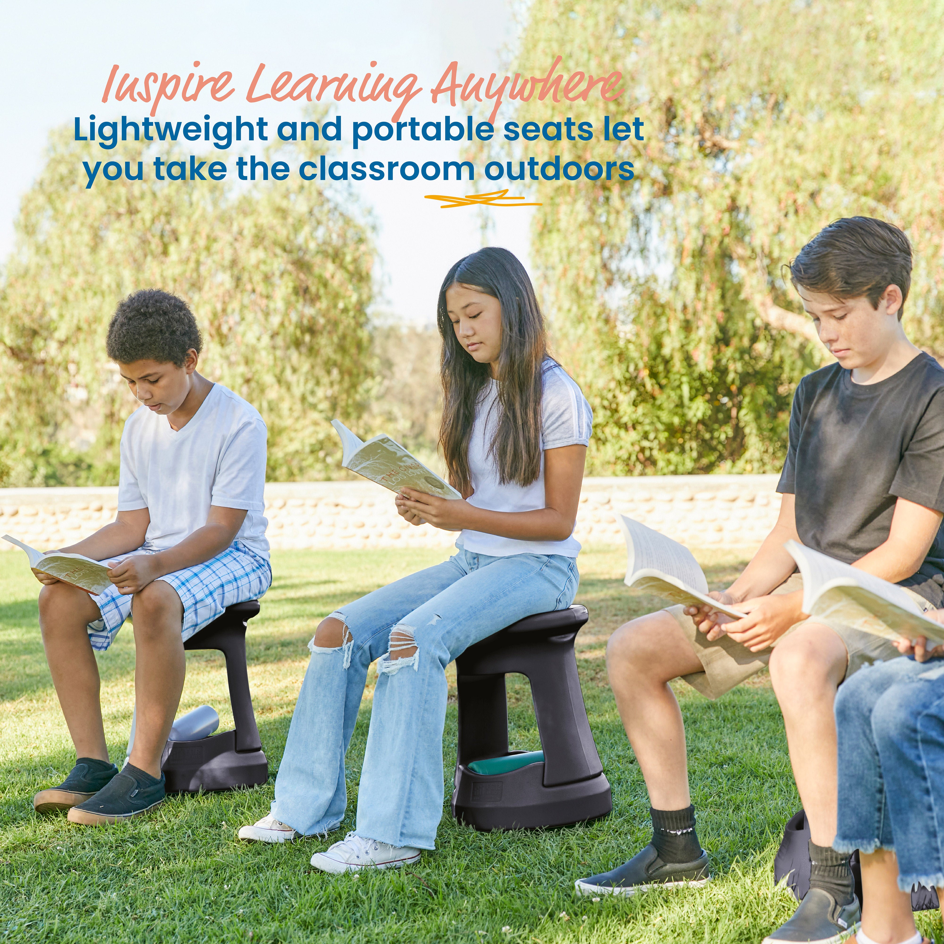 Storage Wobble Stool, 18in Seat Height