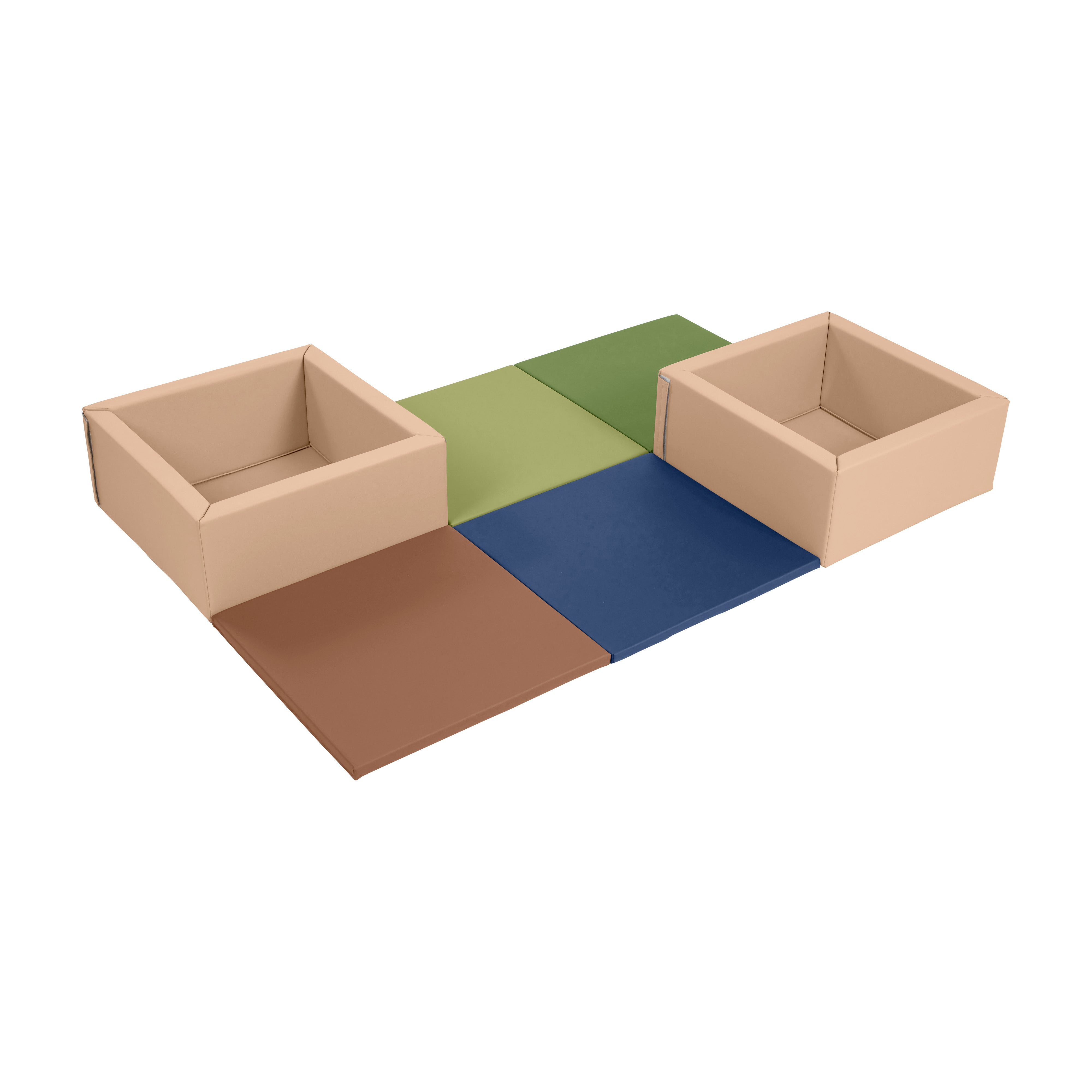 Play Patch Activity Mat and Toy Bins, 6-Piece