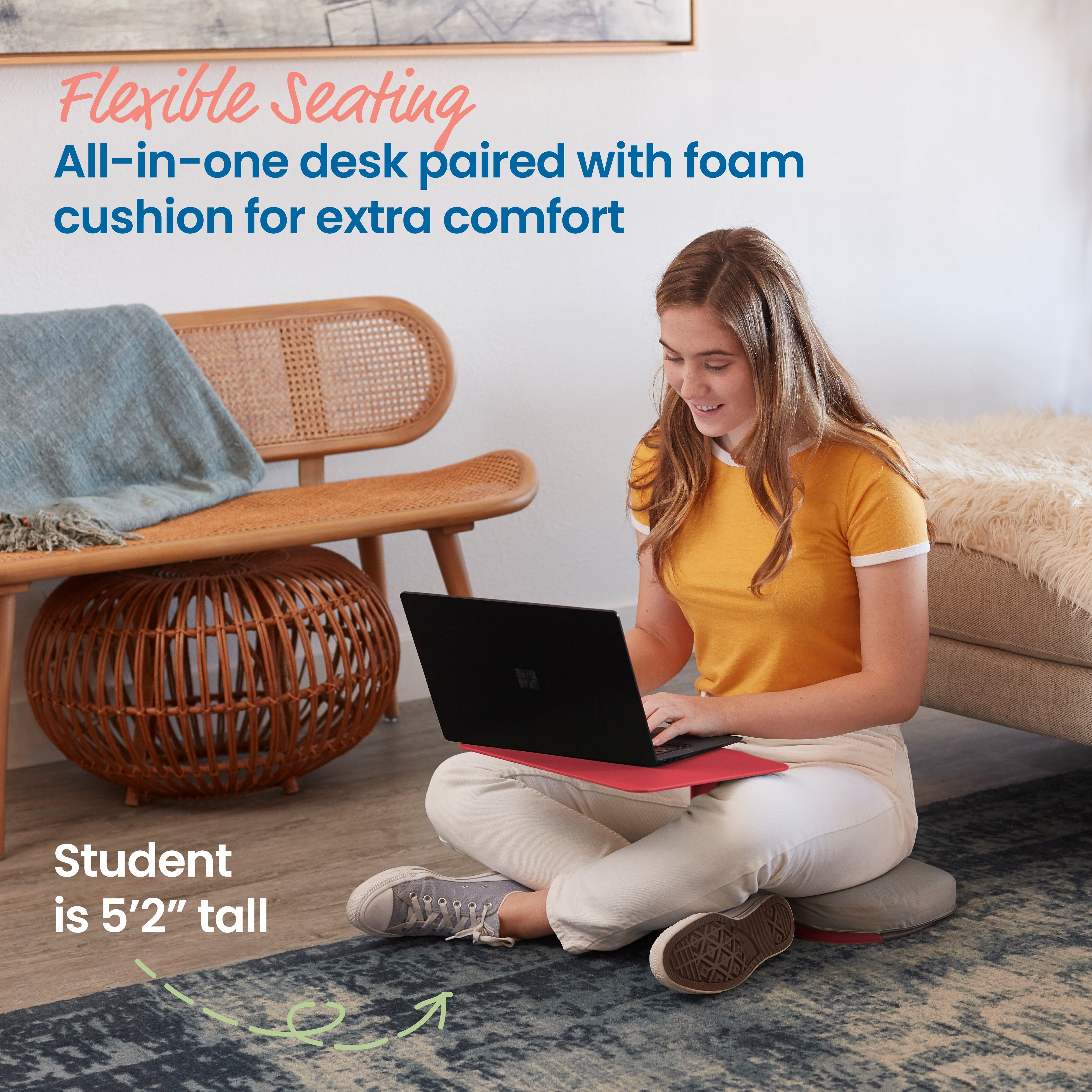 The Surf Portable Lap Desk with Cushion, 10-Piece