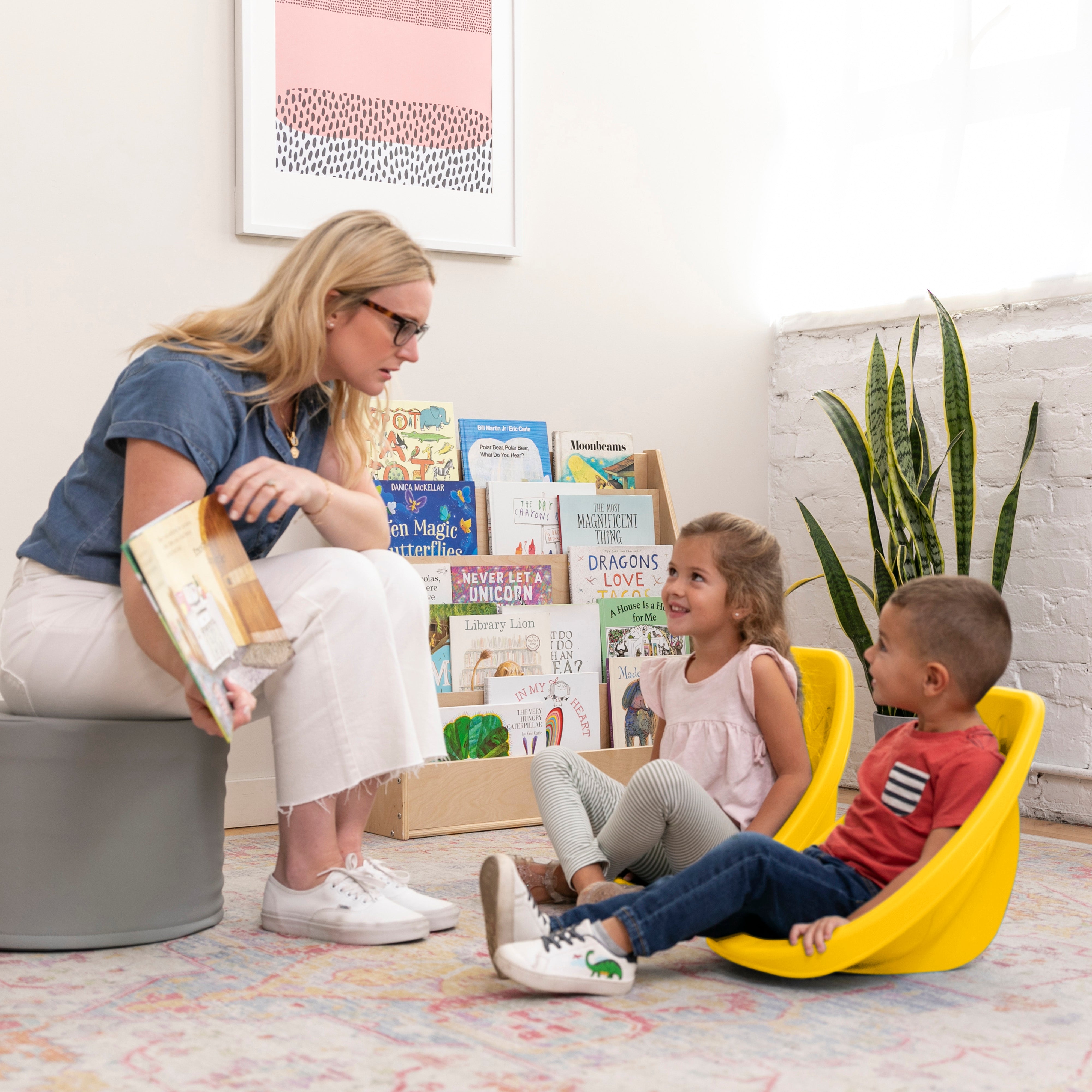 Leaf Scoop Floor Seat, 6-Piece