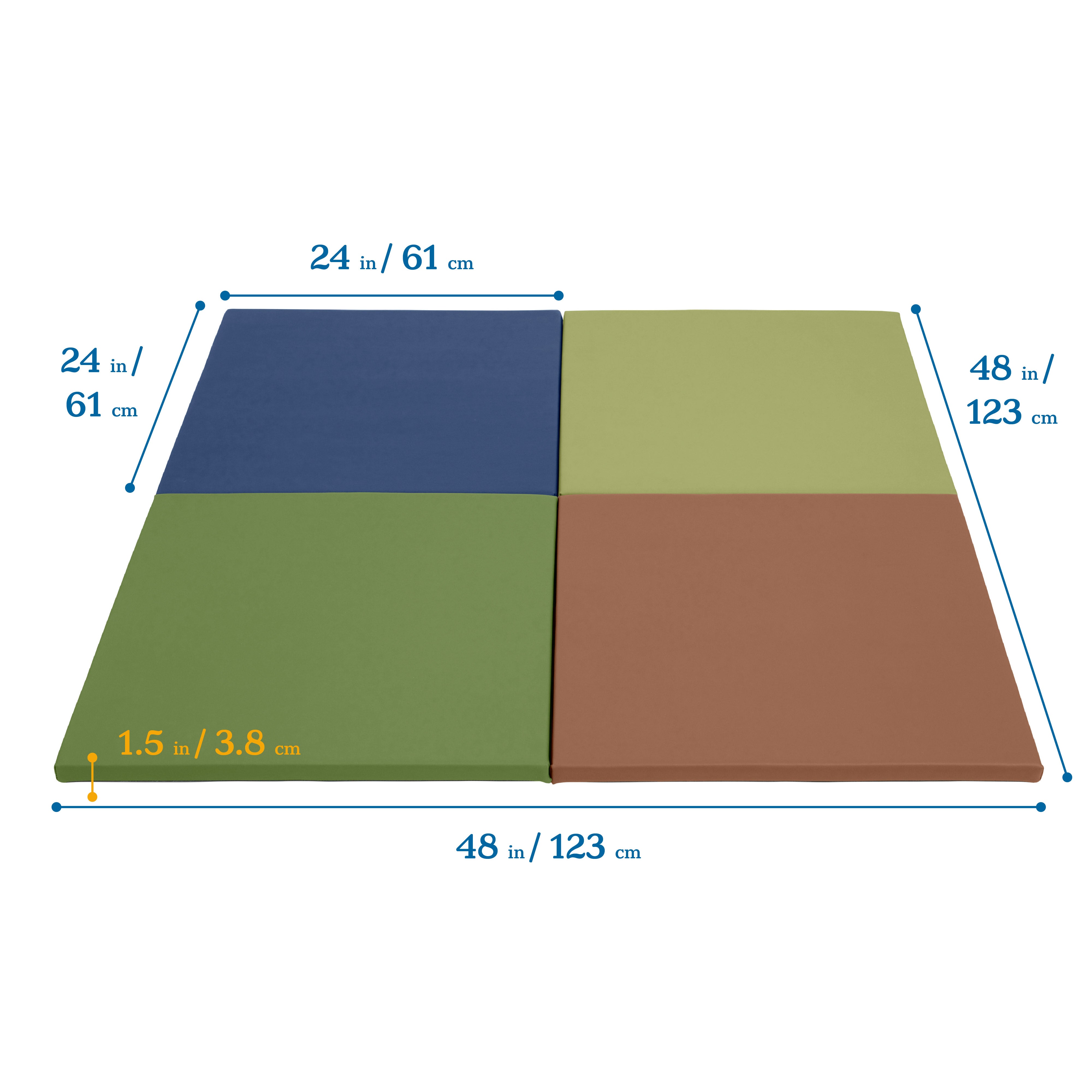 Play Patch Activity Mat Squares, 4-Pack