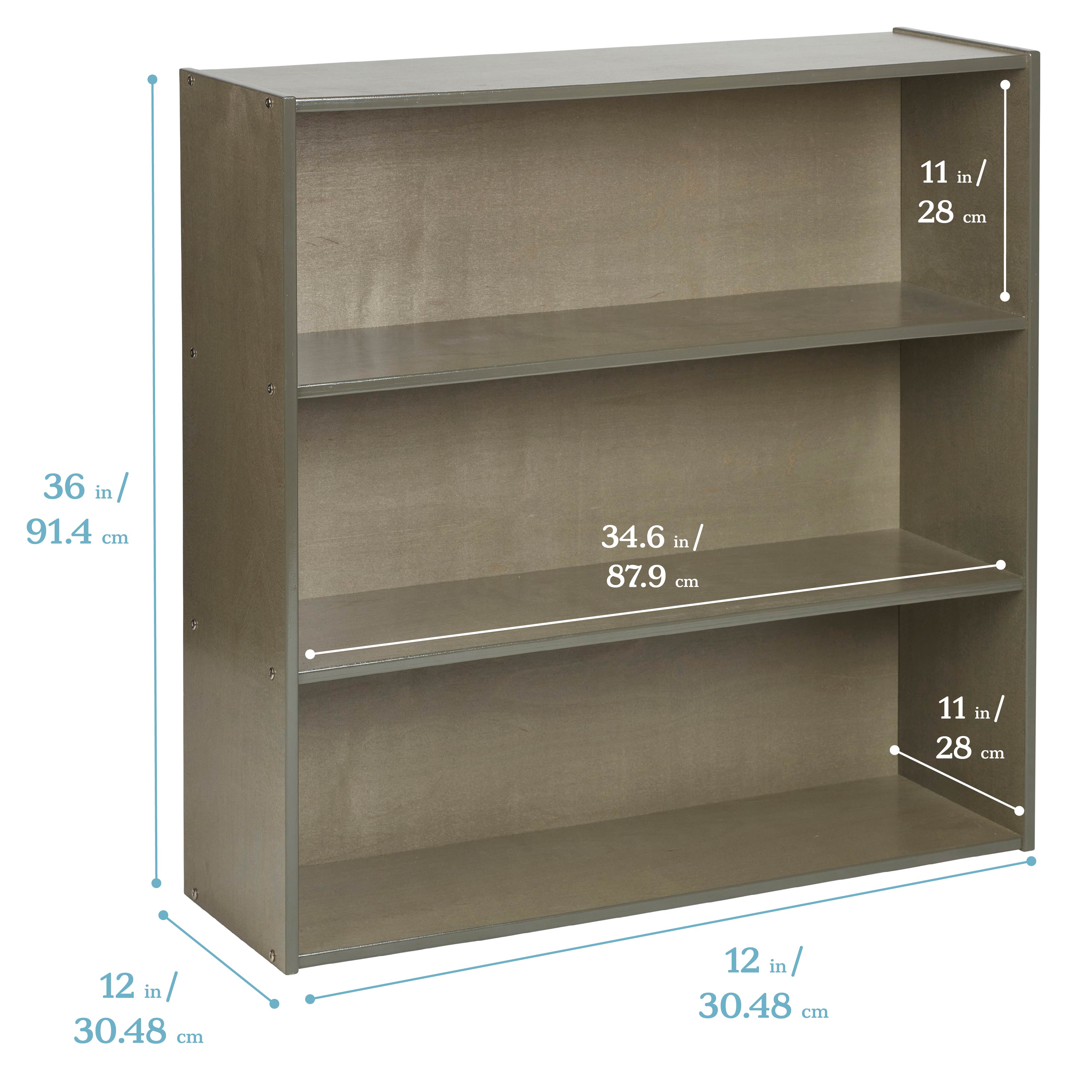 Streamline 3-Shelf Storage Cabinet, 36in