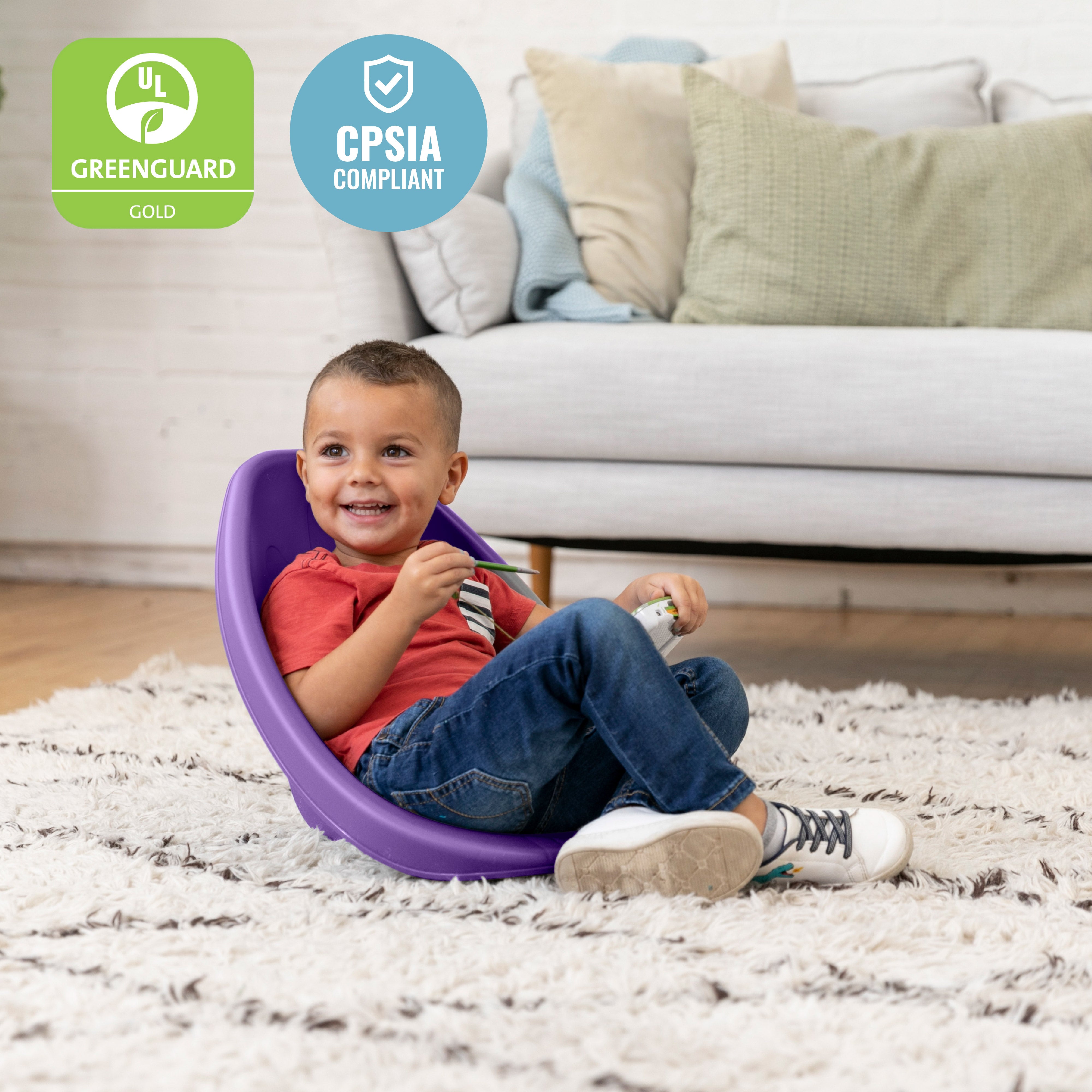 Leaf Scoop Floor Seat, 6-Piece