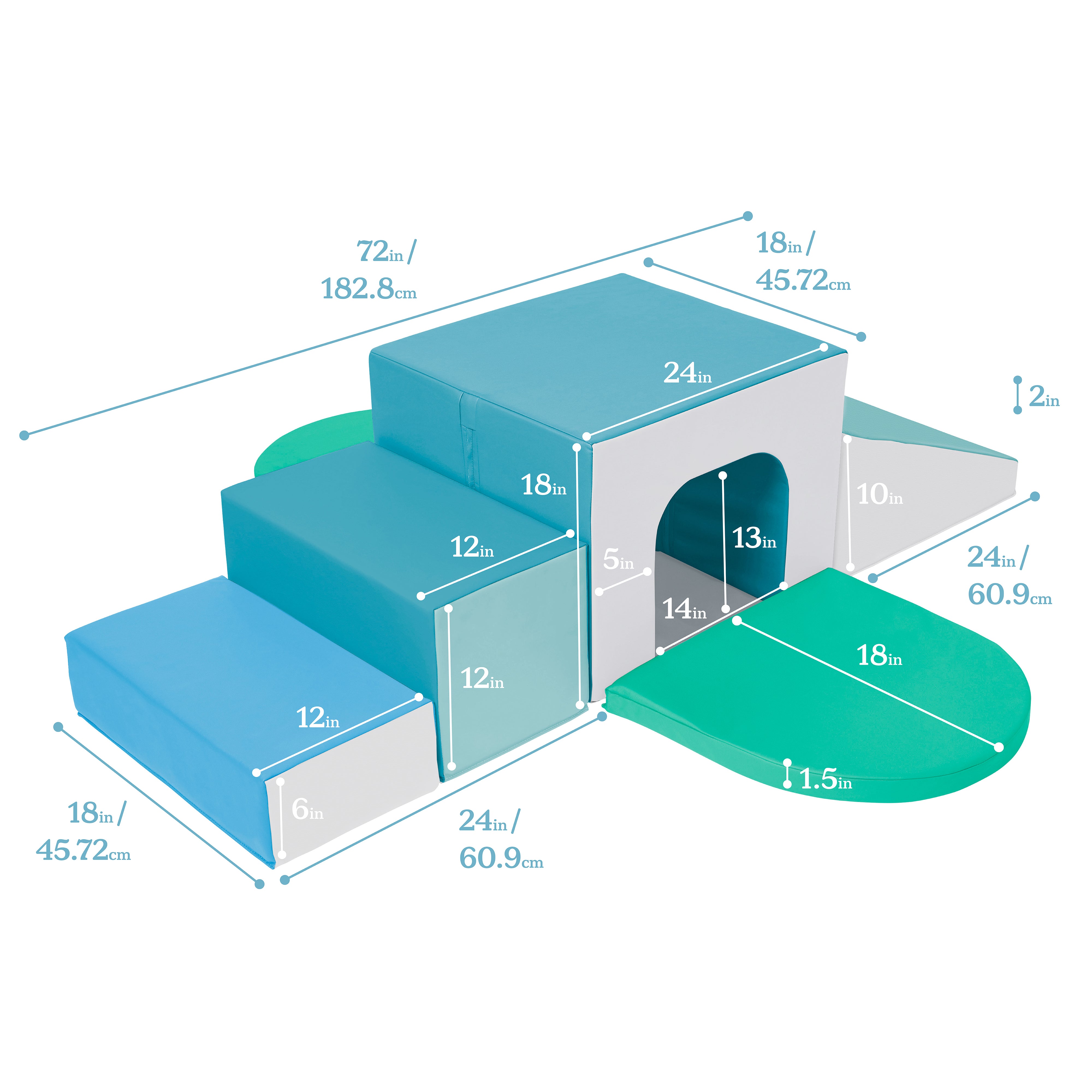 Single Tunnel Maze, 6-Piece