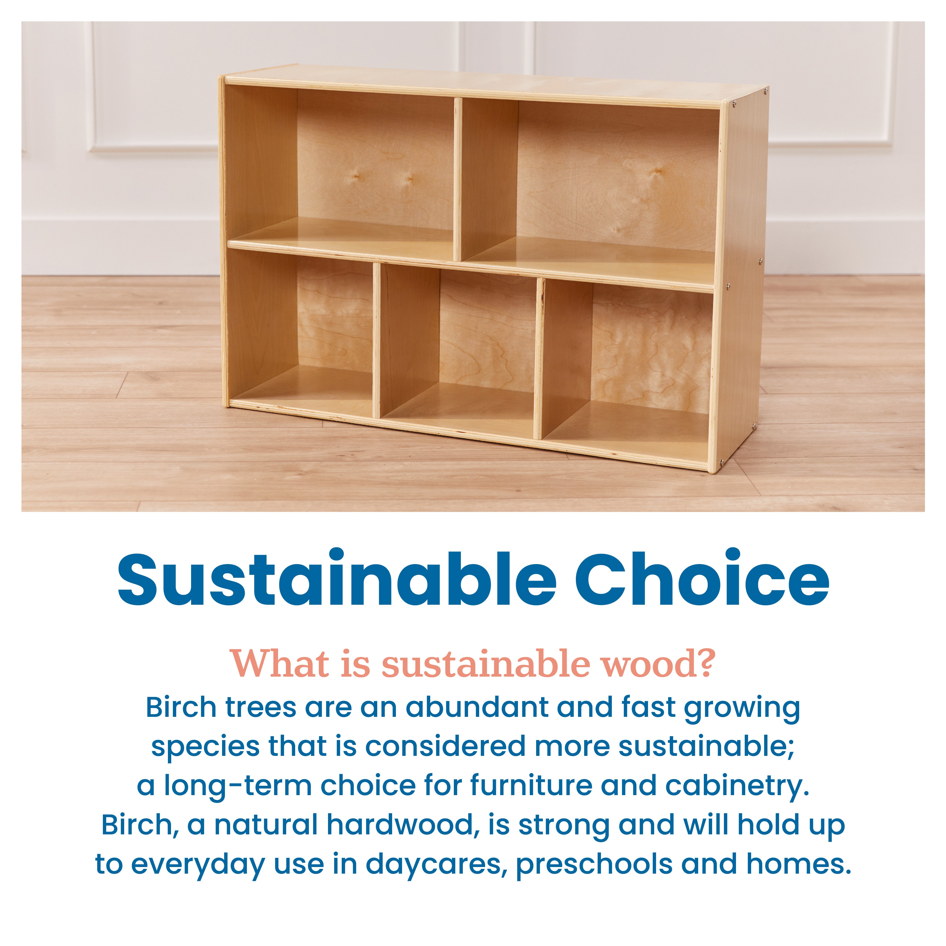 Streamline 5-Compartment Storage Cabinet, 24in