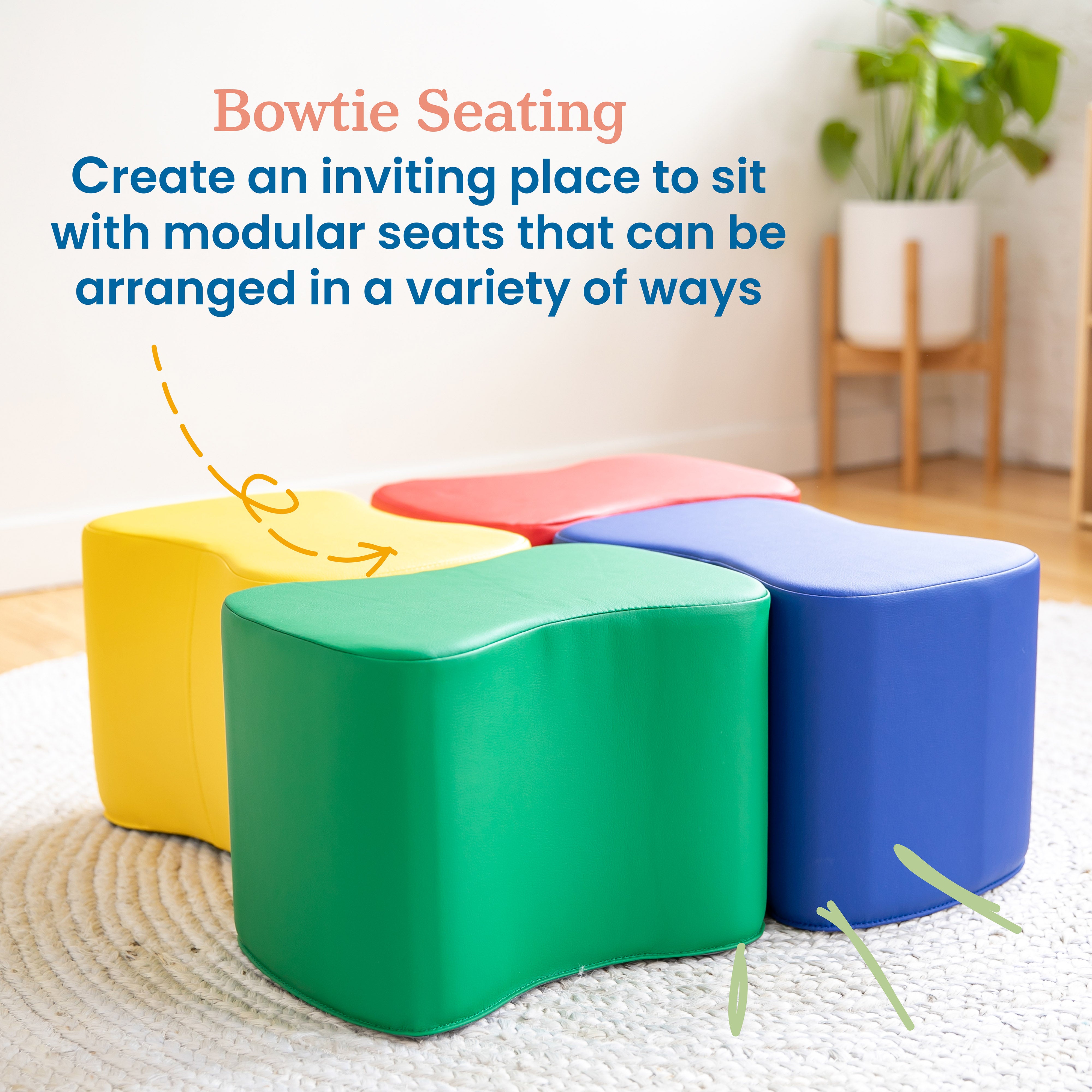 SoftZone Toddler Modular Stool Set, 6-Piece