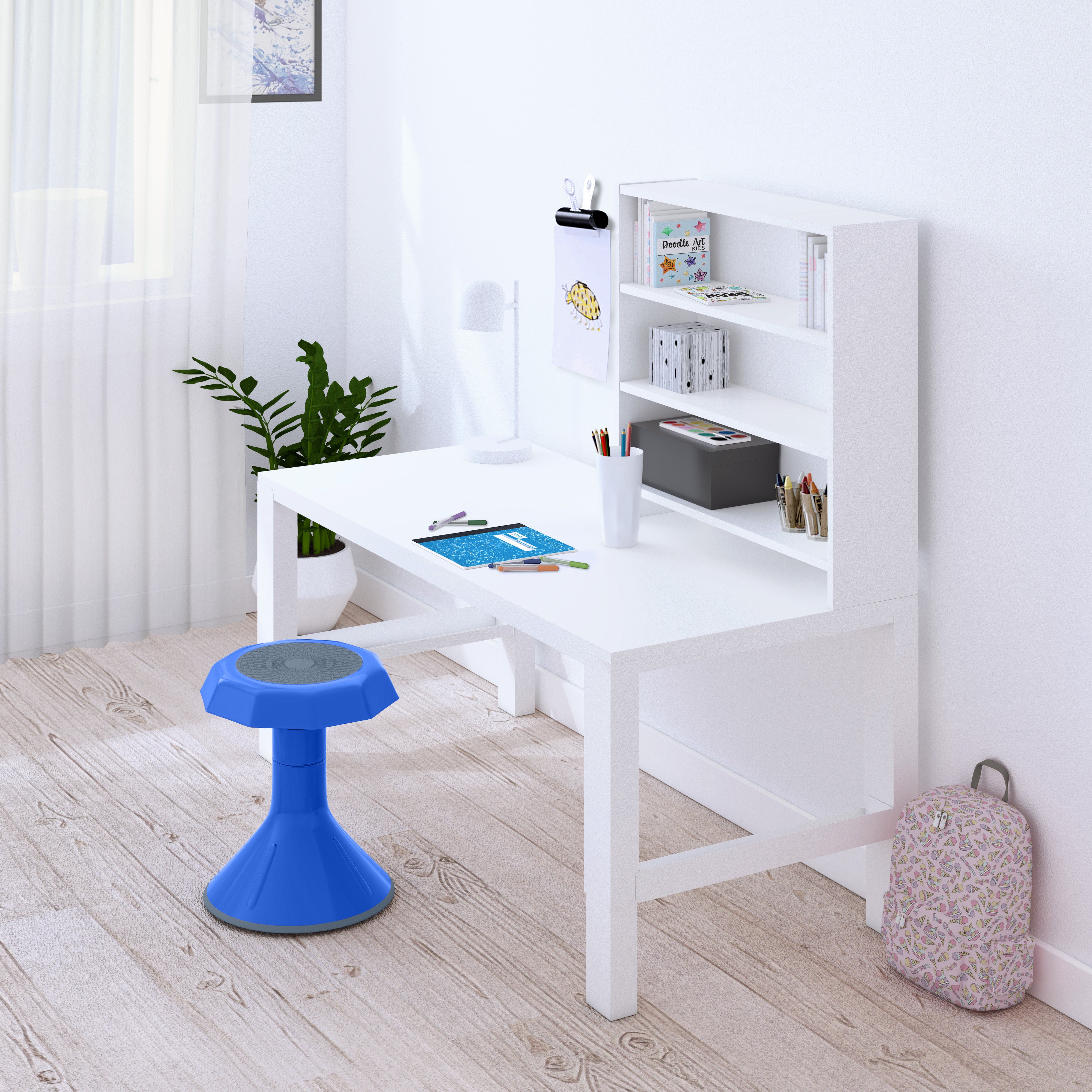 ACE Active Core Engagement Wobble Stool, 15-Inch Seat Height