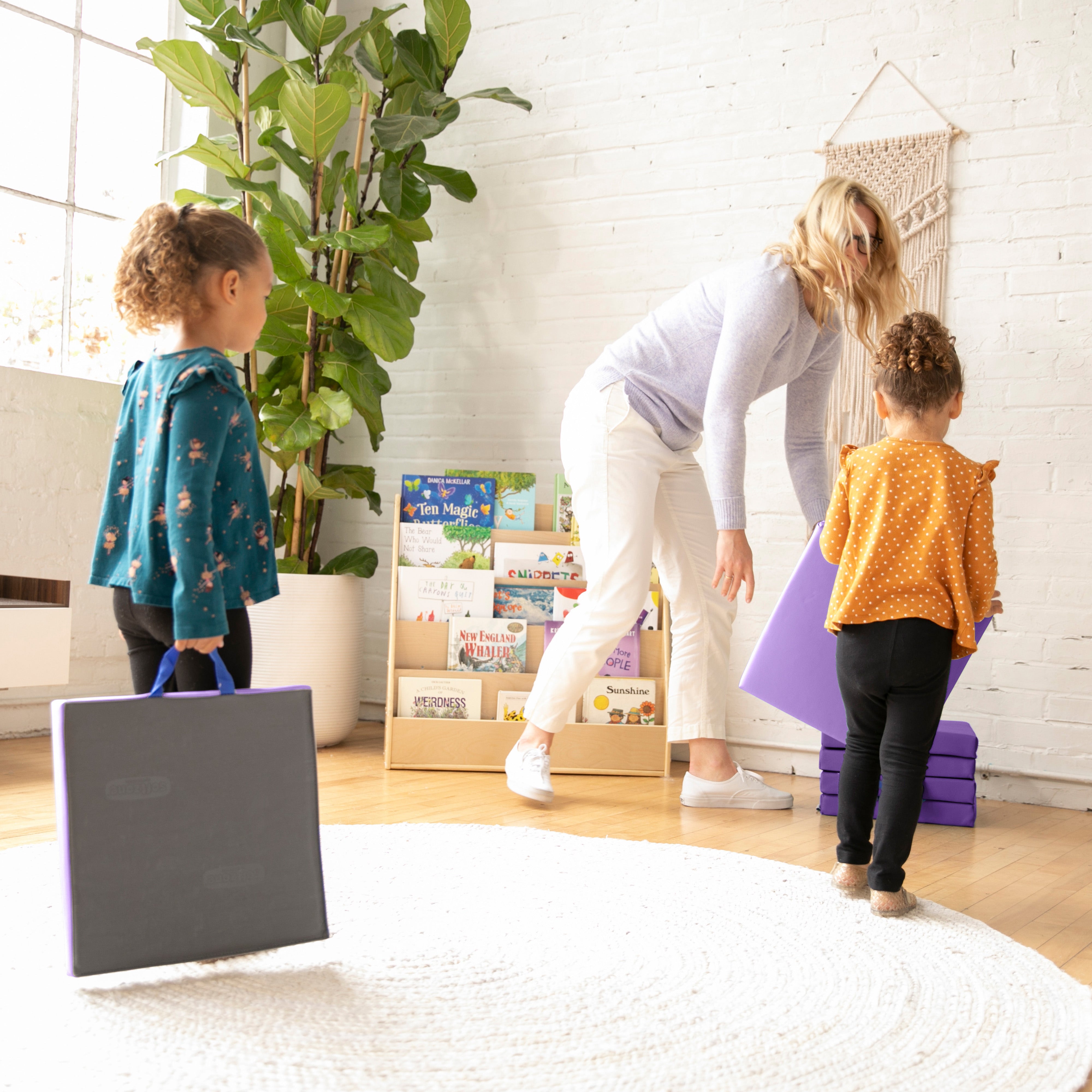 Floor Cushions, Square, 6-Piece