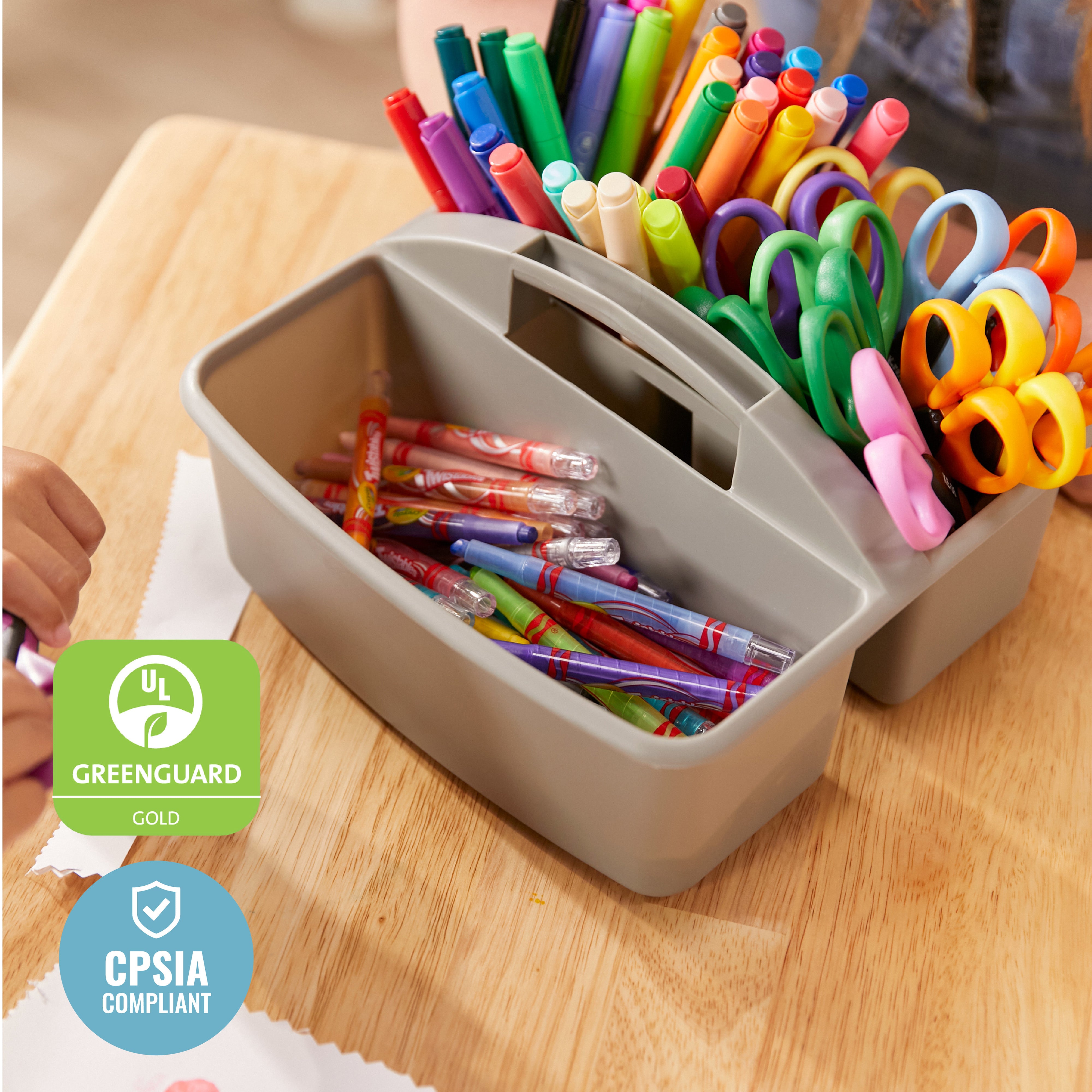 3-Compartment Storage Caddy, 6-Pack