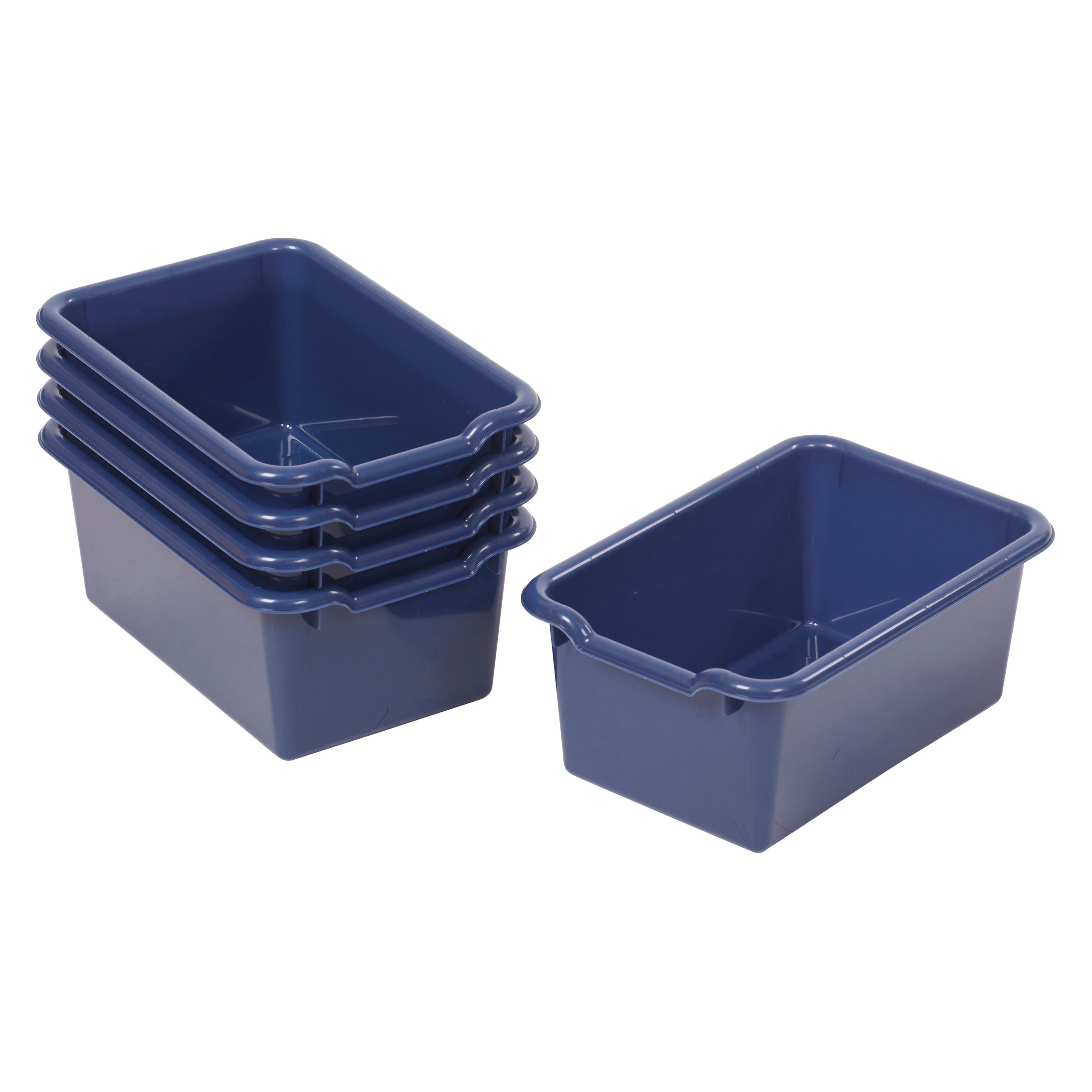 Scoop Front Storage Bin, 5-Piece