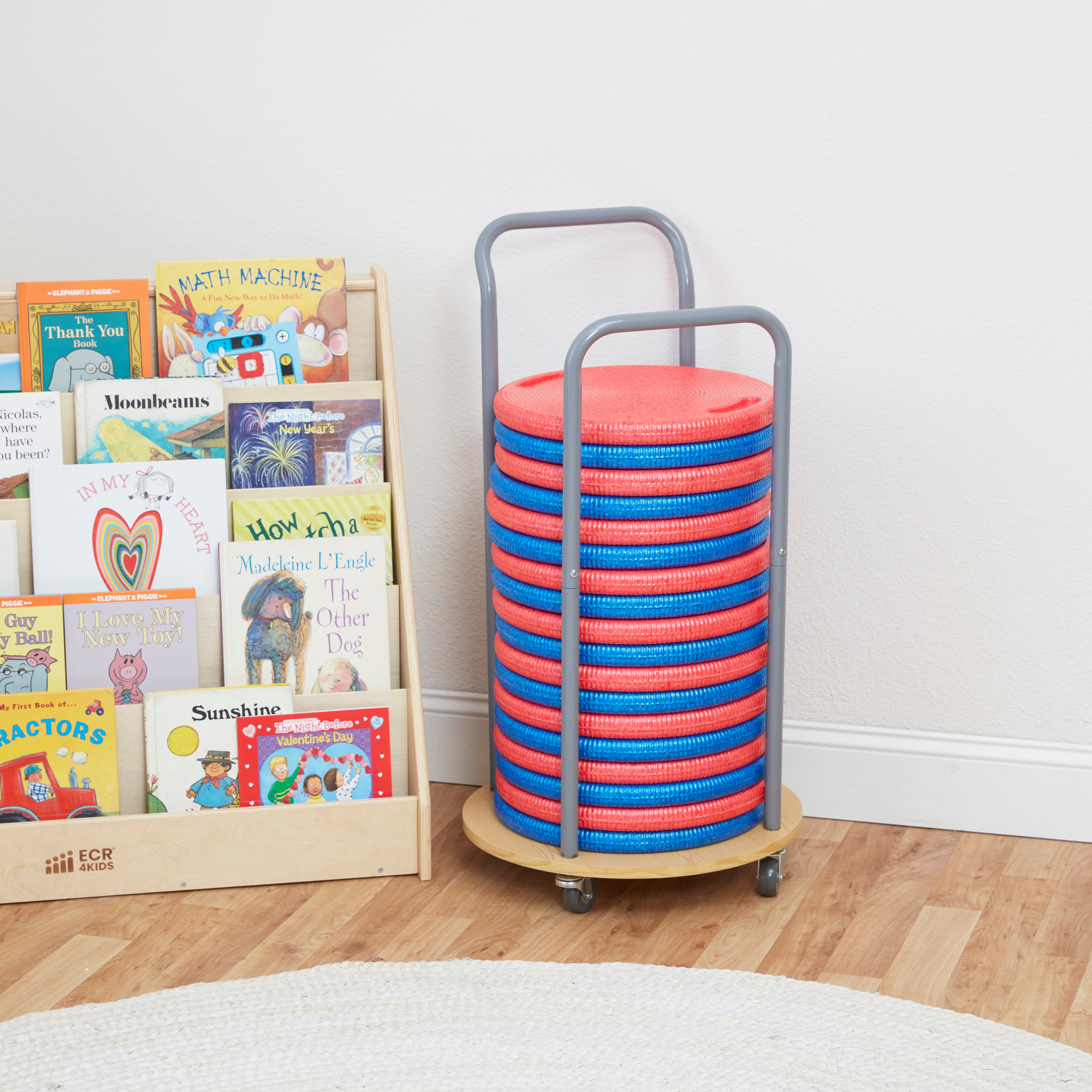 CircleSpots and Mobile Cushion Cart, 20-Piece
