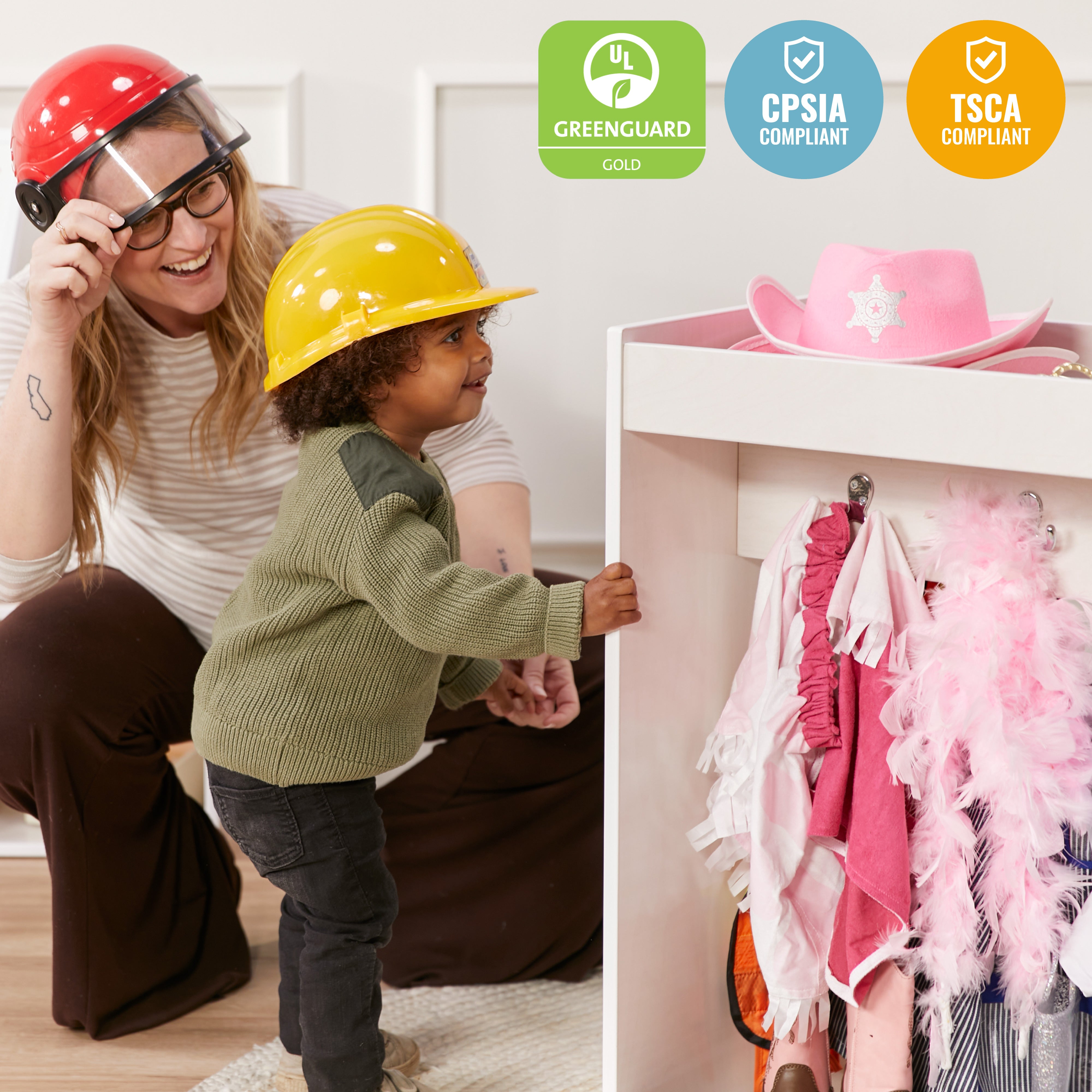 Streamline Toddler Dress-Up Island