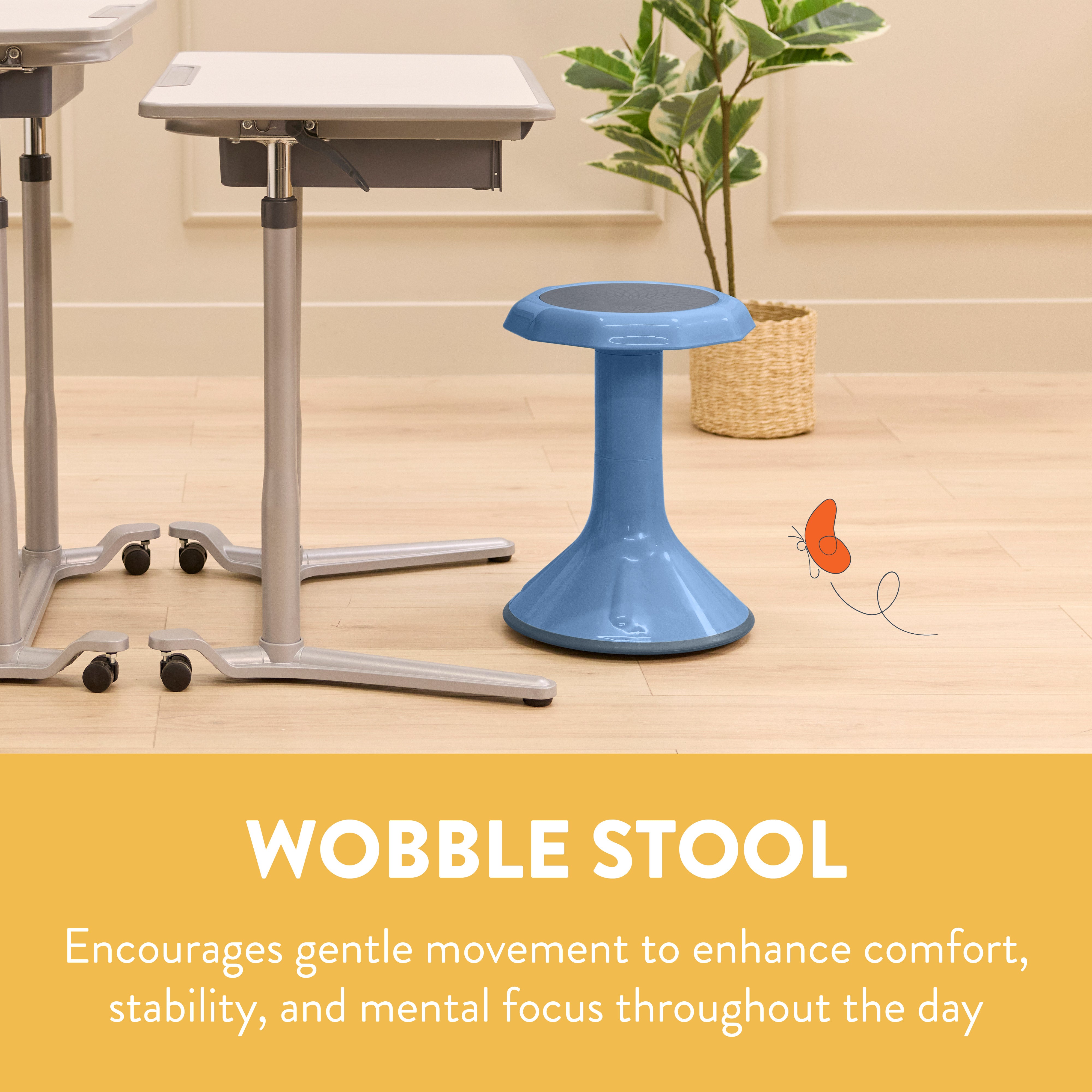Wobble Sensory Stool, 18in Seat Height
