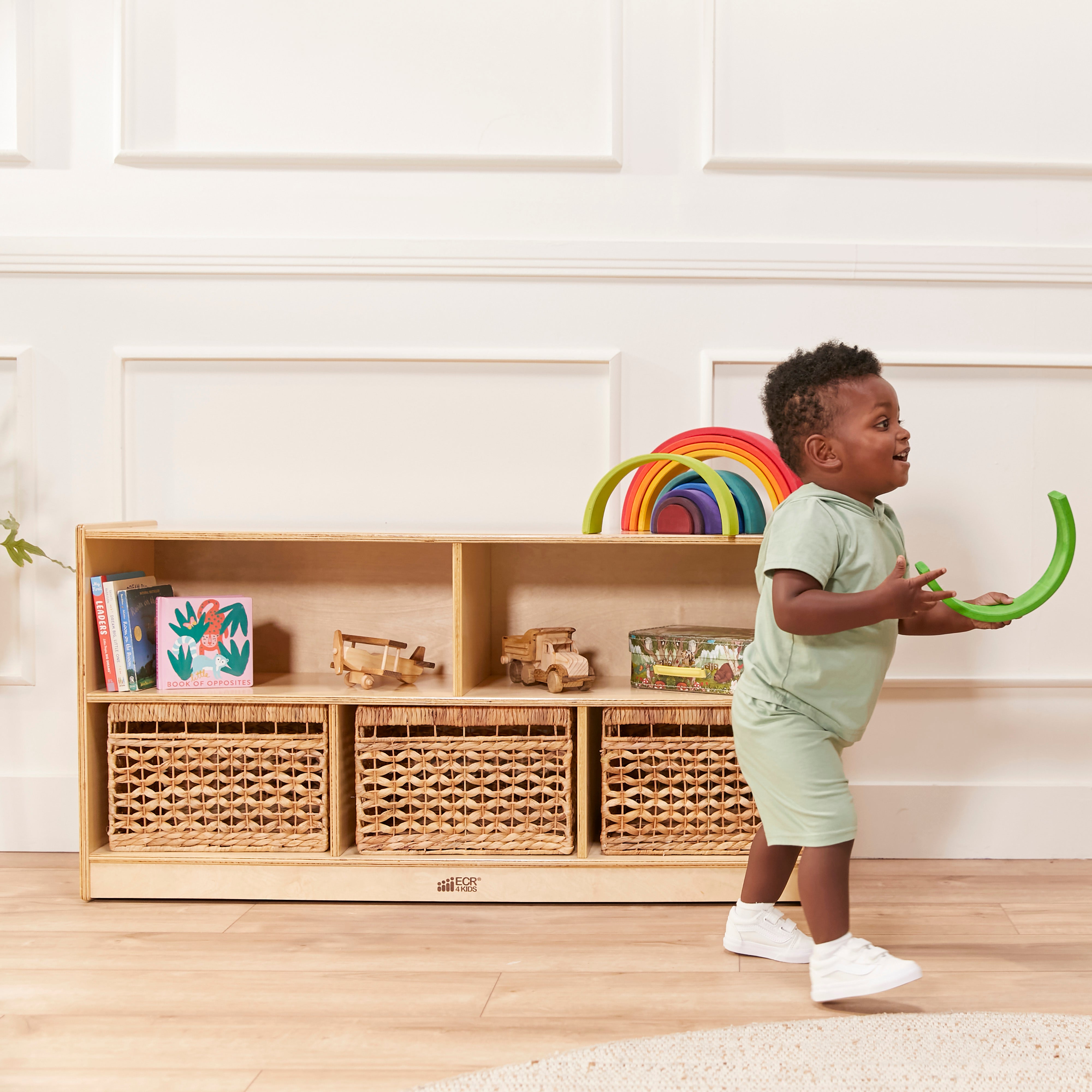 5-Compartment Mobile Storage Cabinet, Toddler