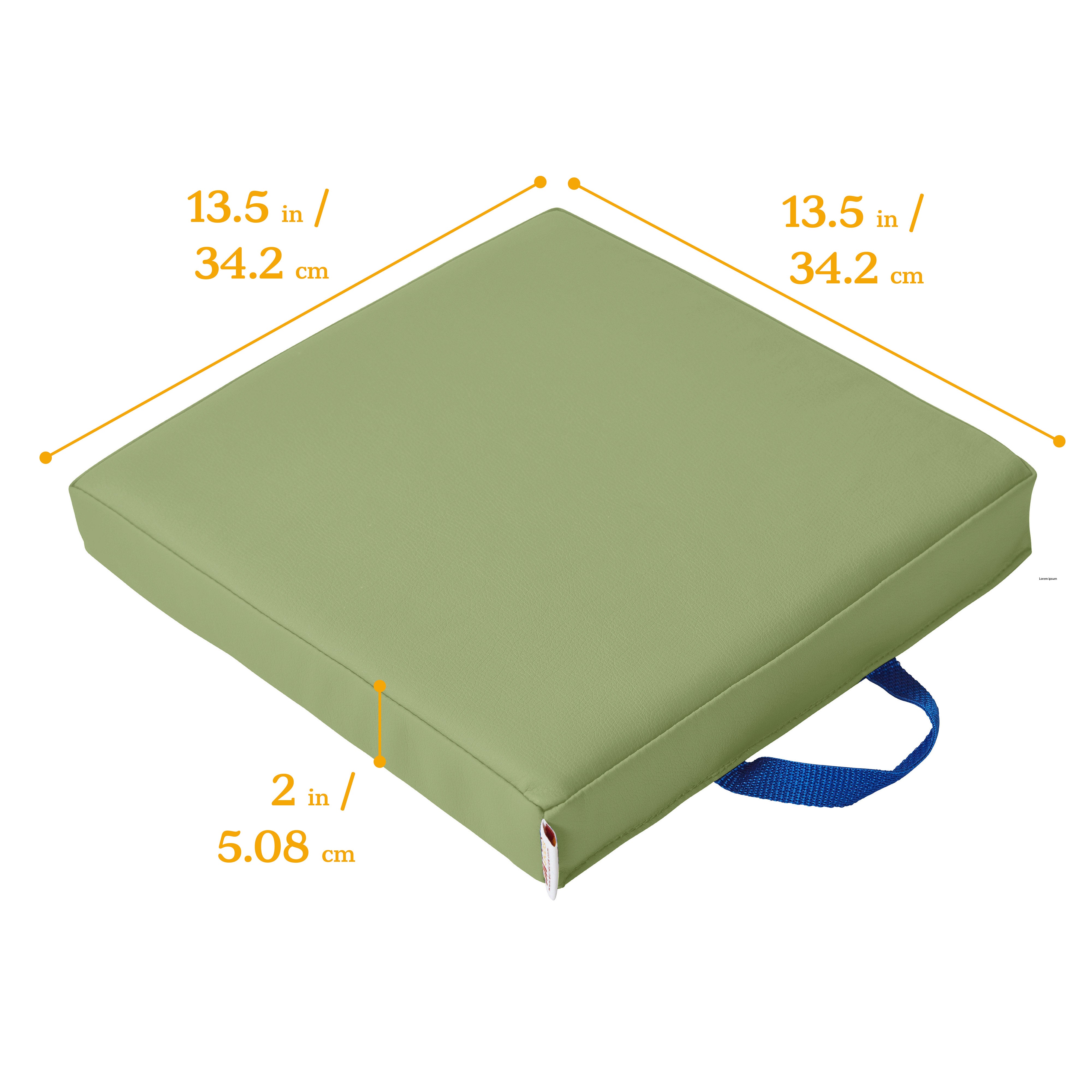 SoftZone Floor Cushions, Square, 6-Piece