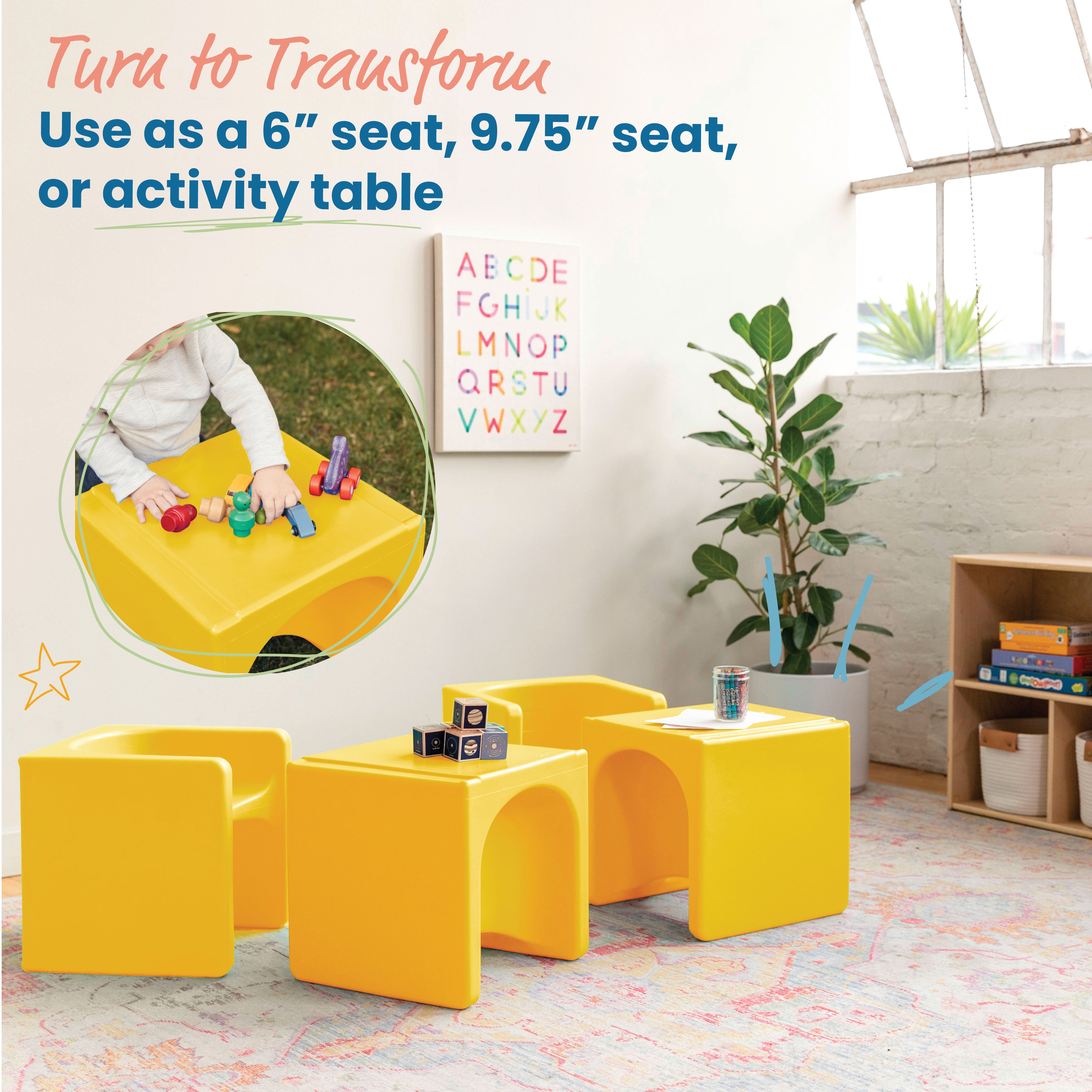 Tri-Me 3-In-1 Cube Chair