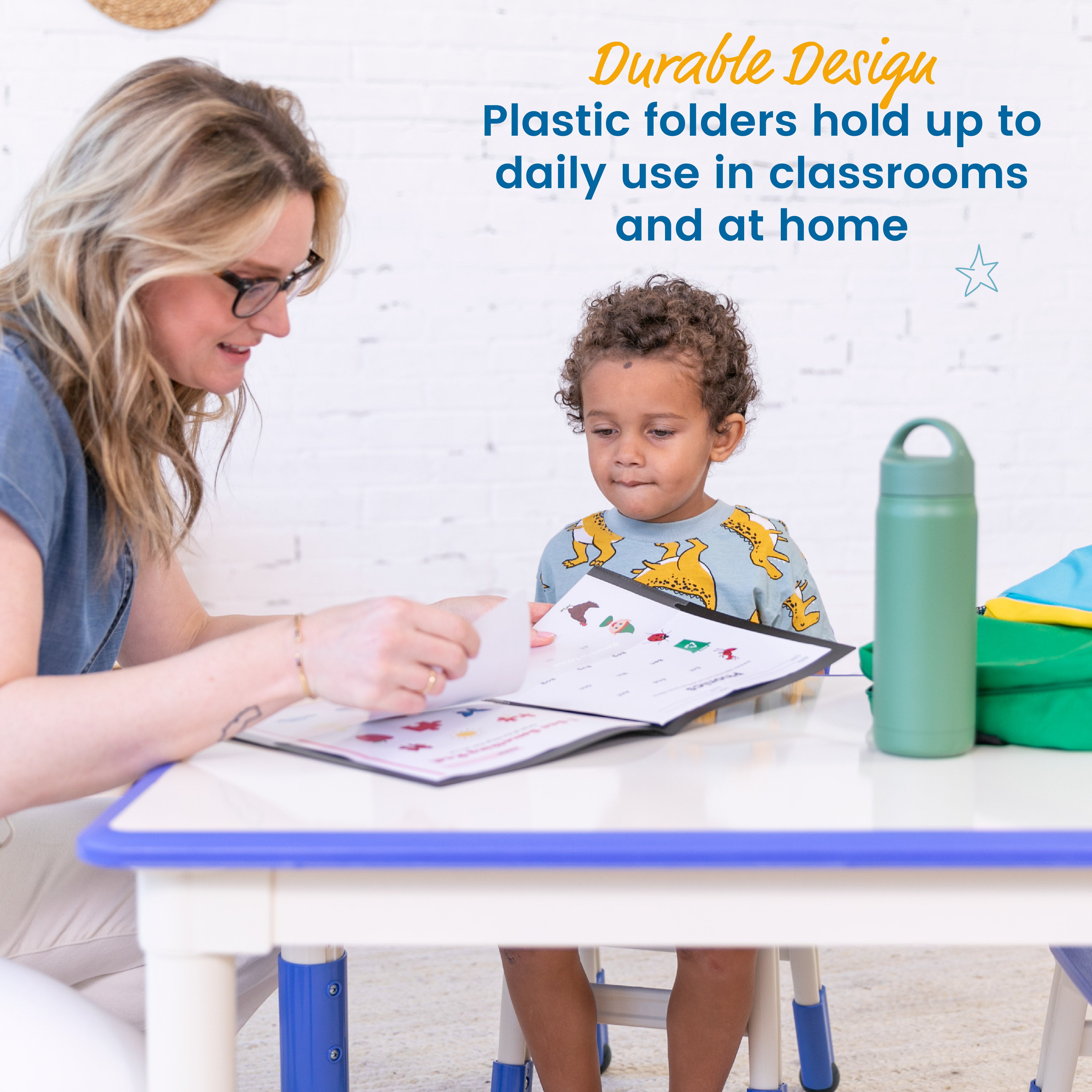 2-Pocket Parent-Teacher Classroom Communication Folder, 36-Piece