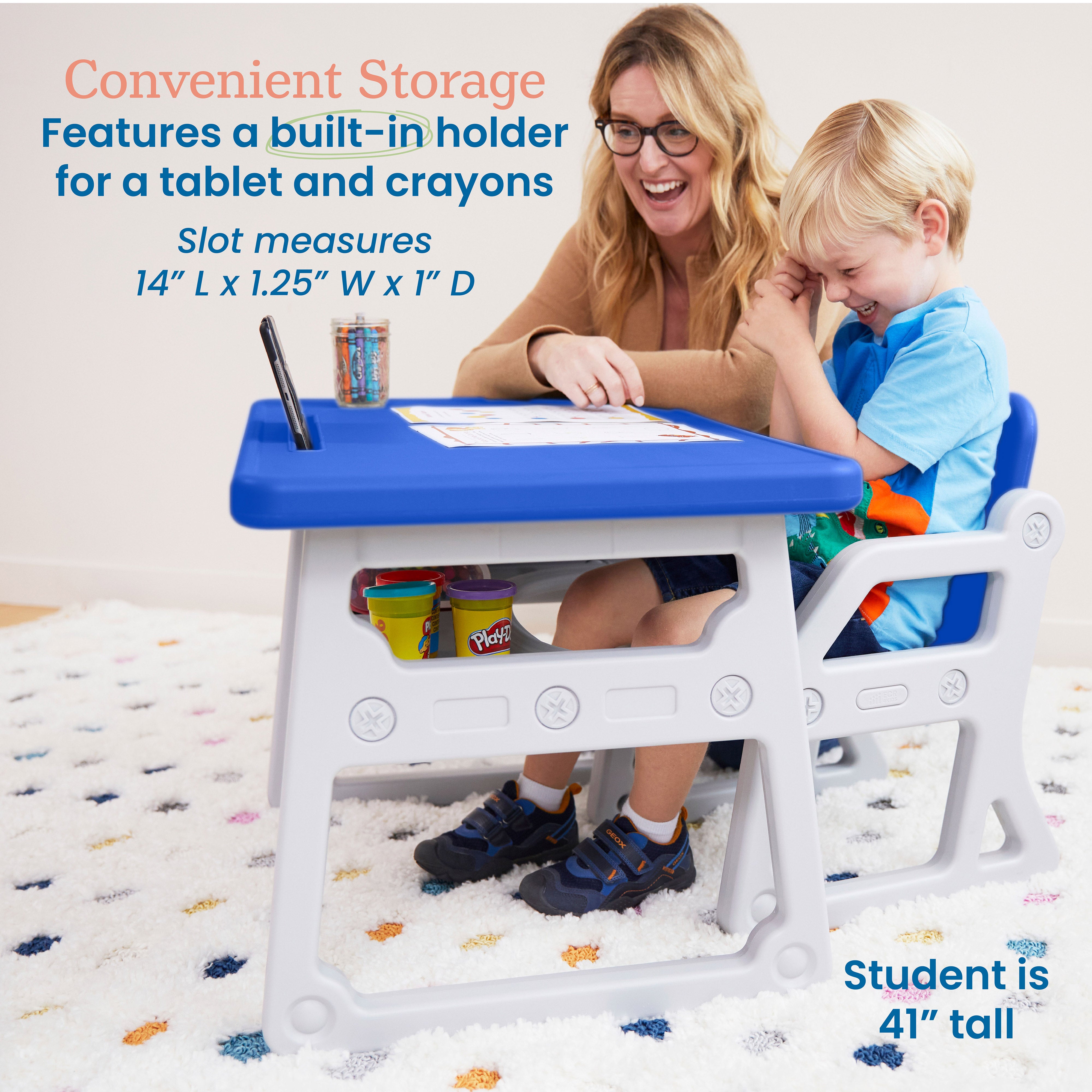 Toddler Plus Desk and Chair, 2-Piece