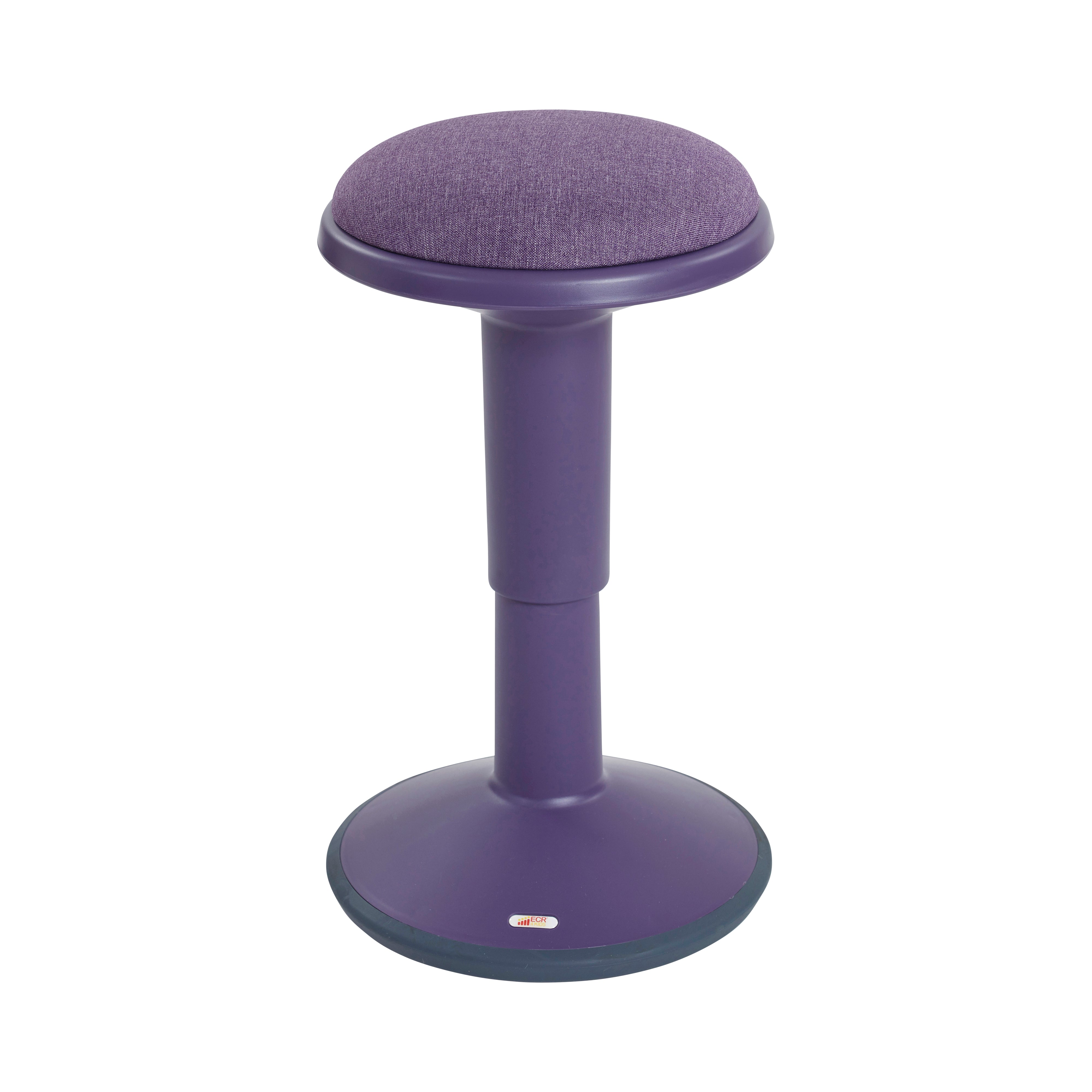 Sitwell Wobble Stool with Cushion, Adjustable Height