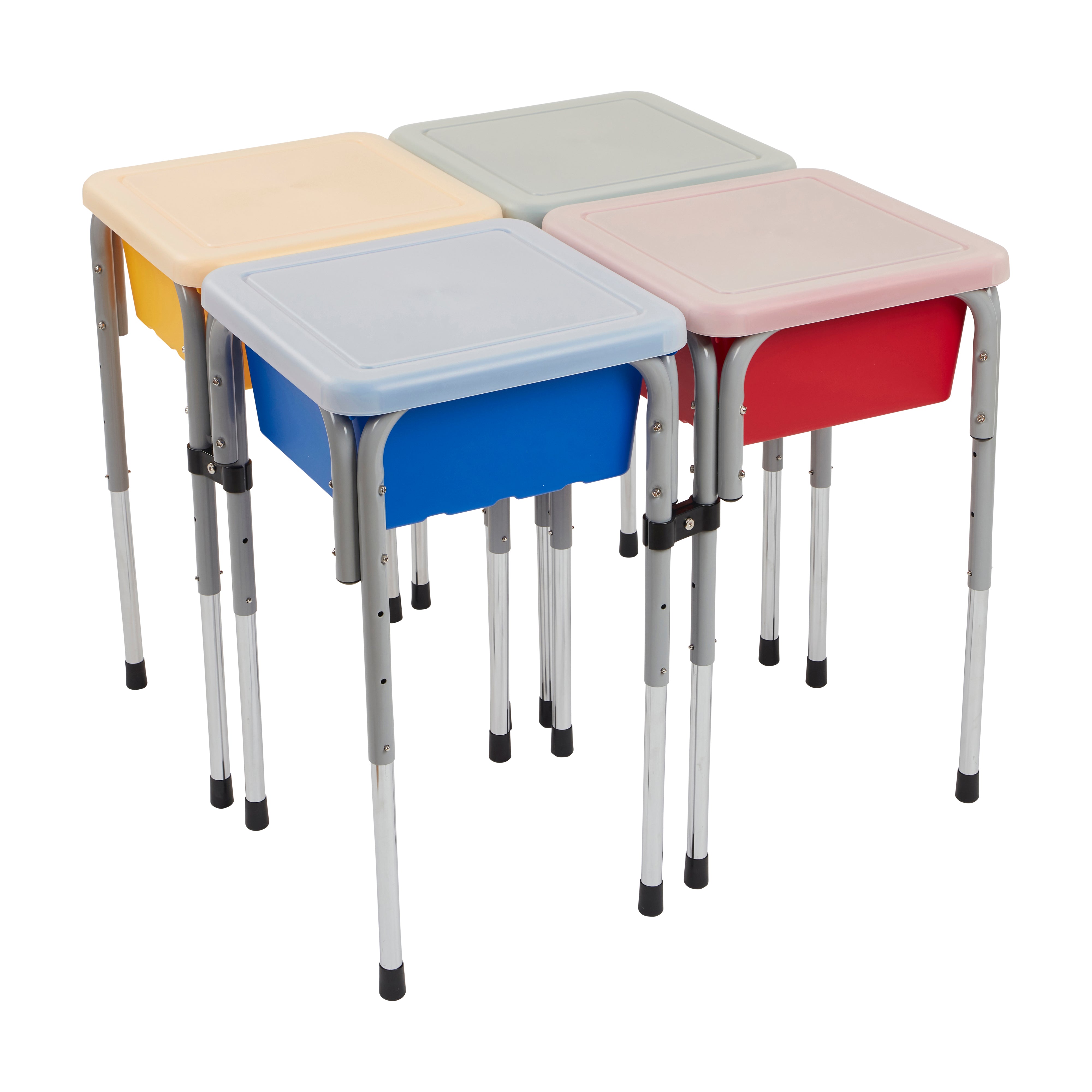 4-Station Sand and Water Adjustable Play Table