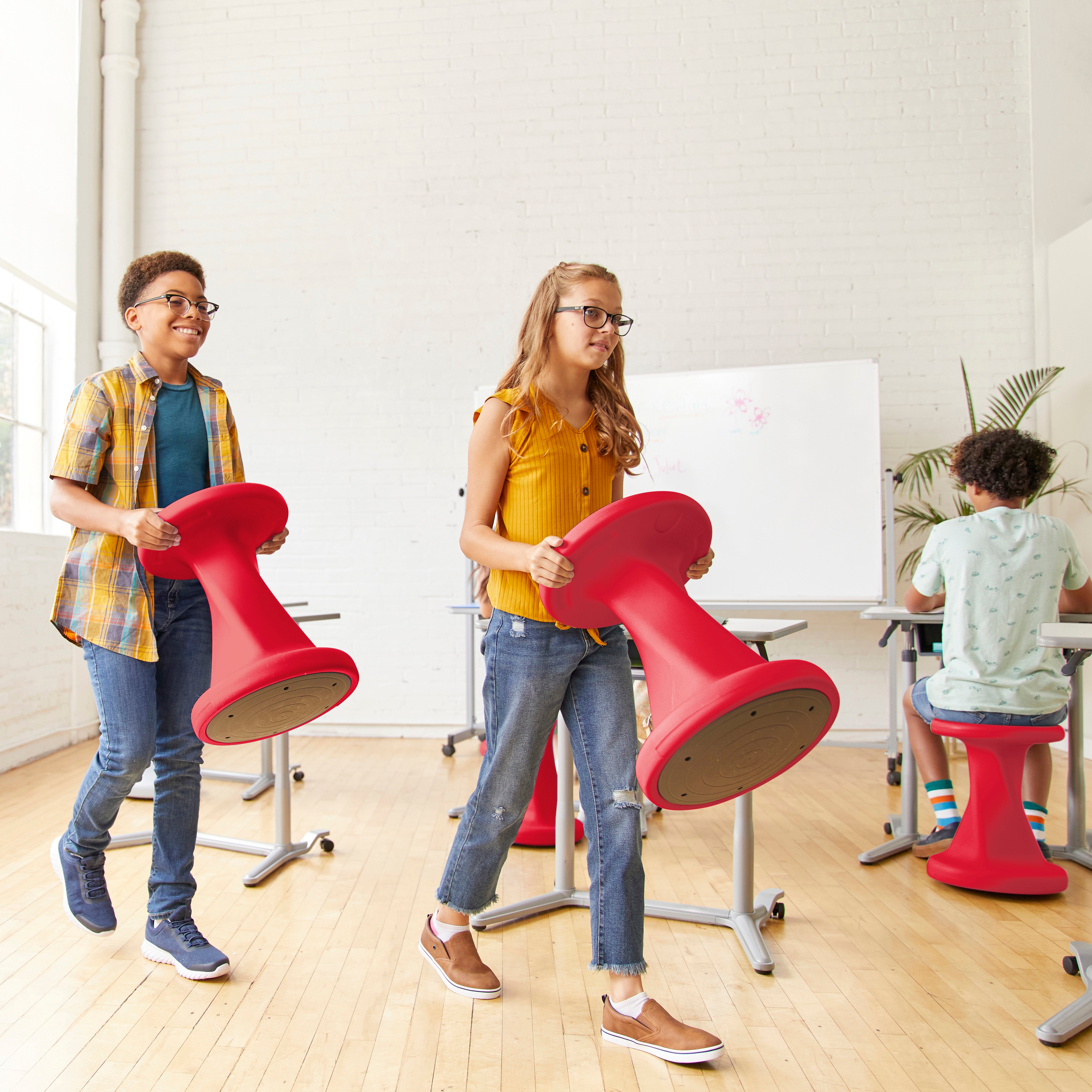 Twist Wobble Stool, 18in Seat Height