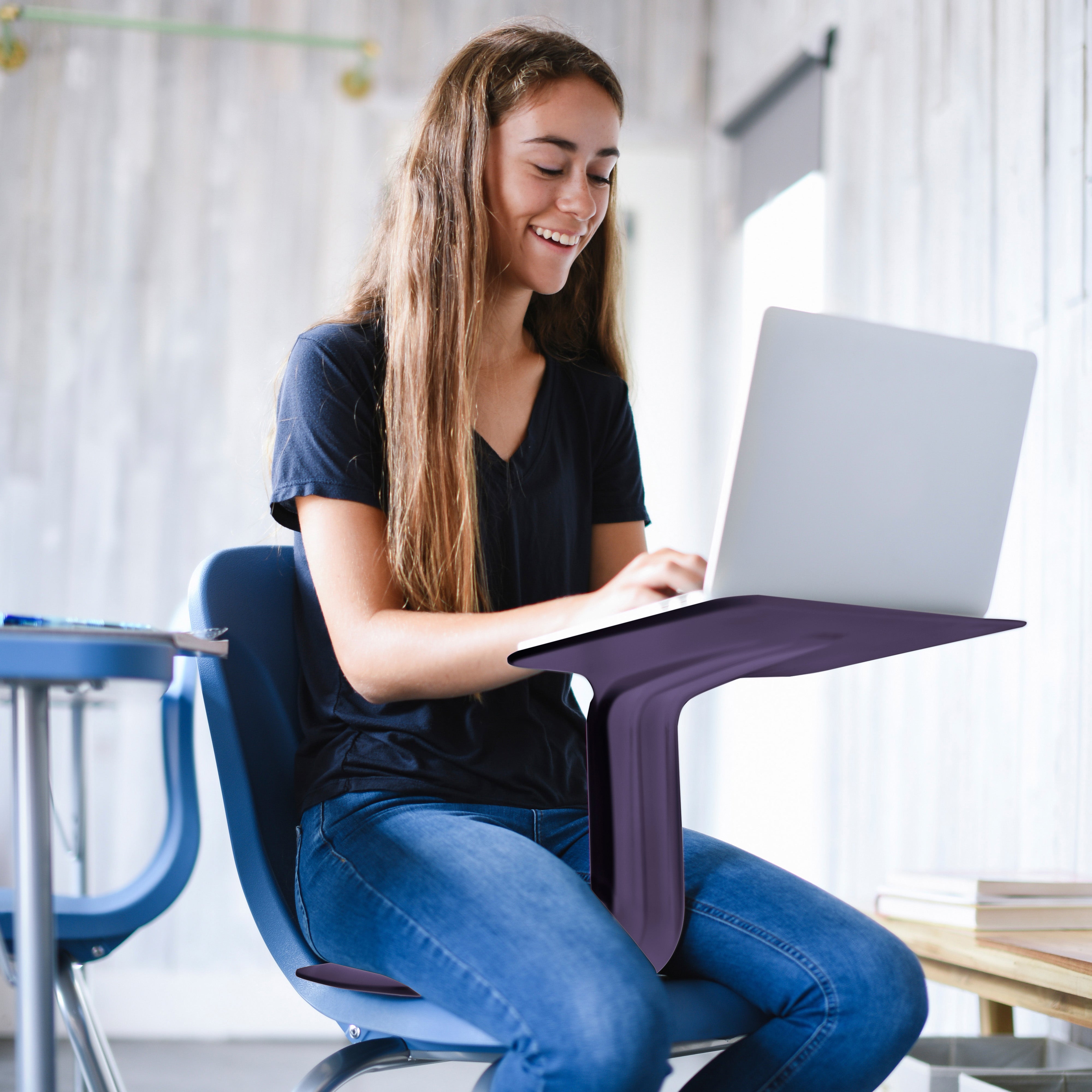 The Surf Indoor/Outdoor Portable Desk with Storage Cart, 30-Pack