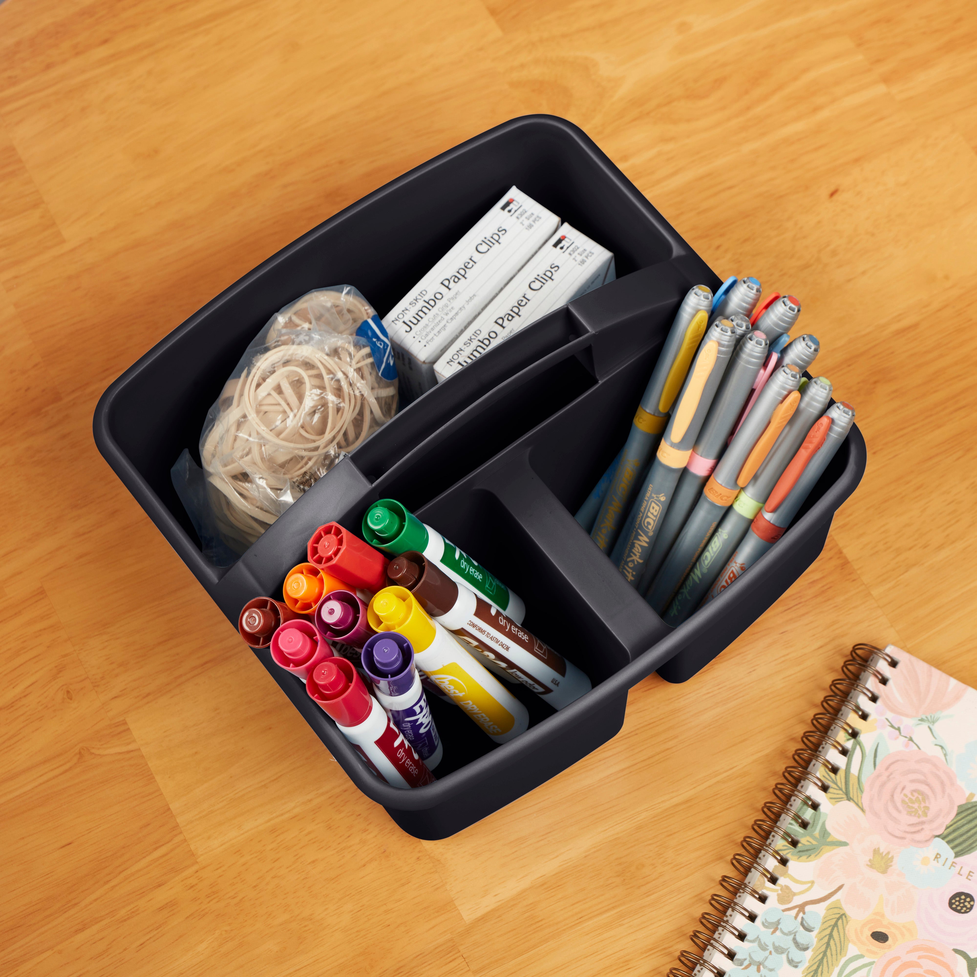 3-Compartment Storage Caddy, 6-Pack