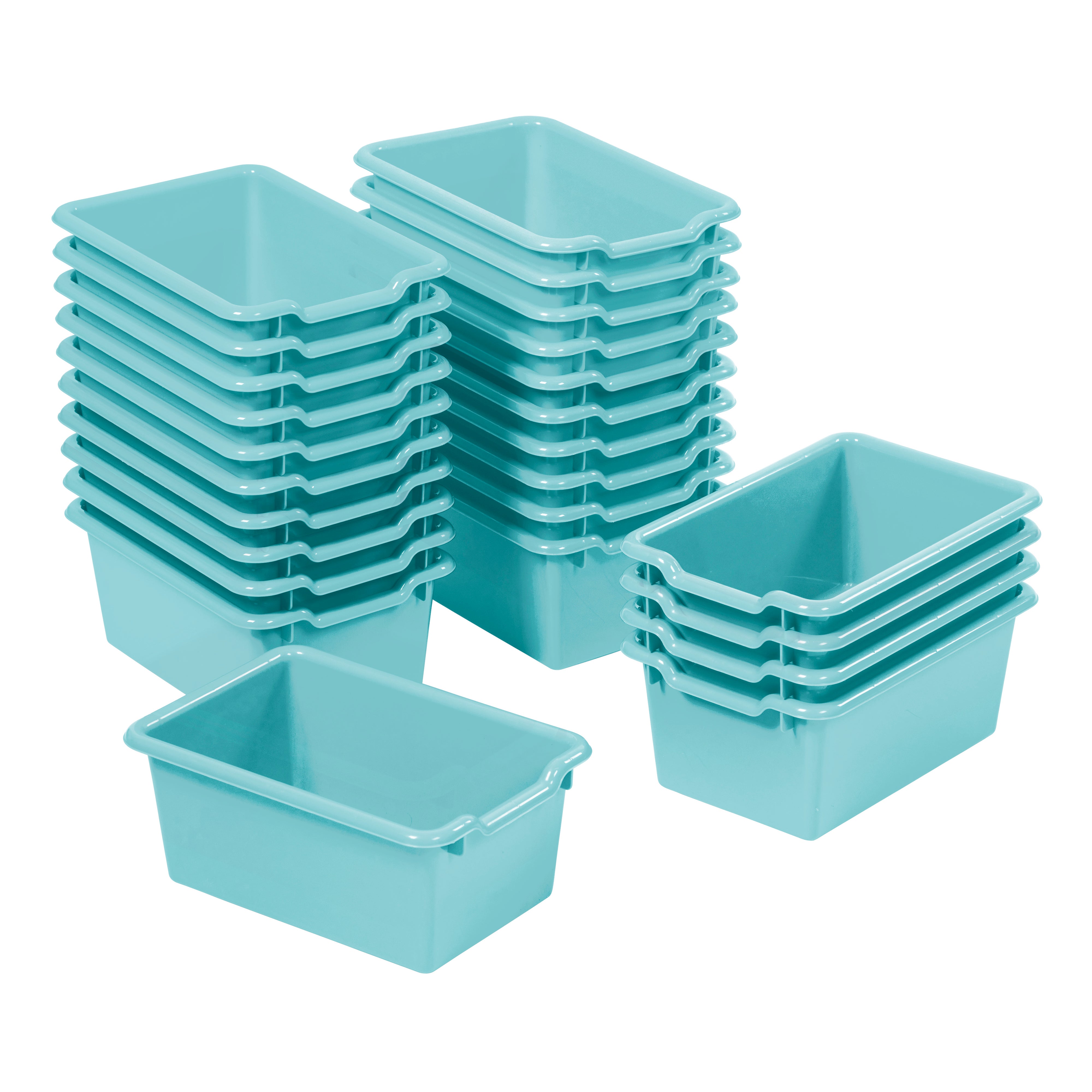 Scoop Front Storage Bins, 25-Piece