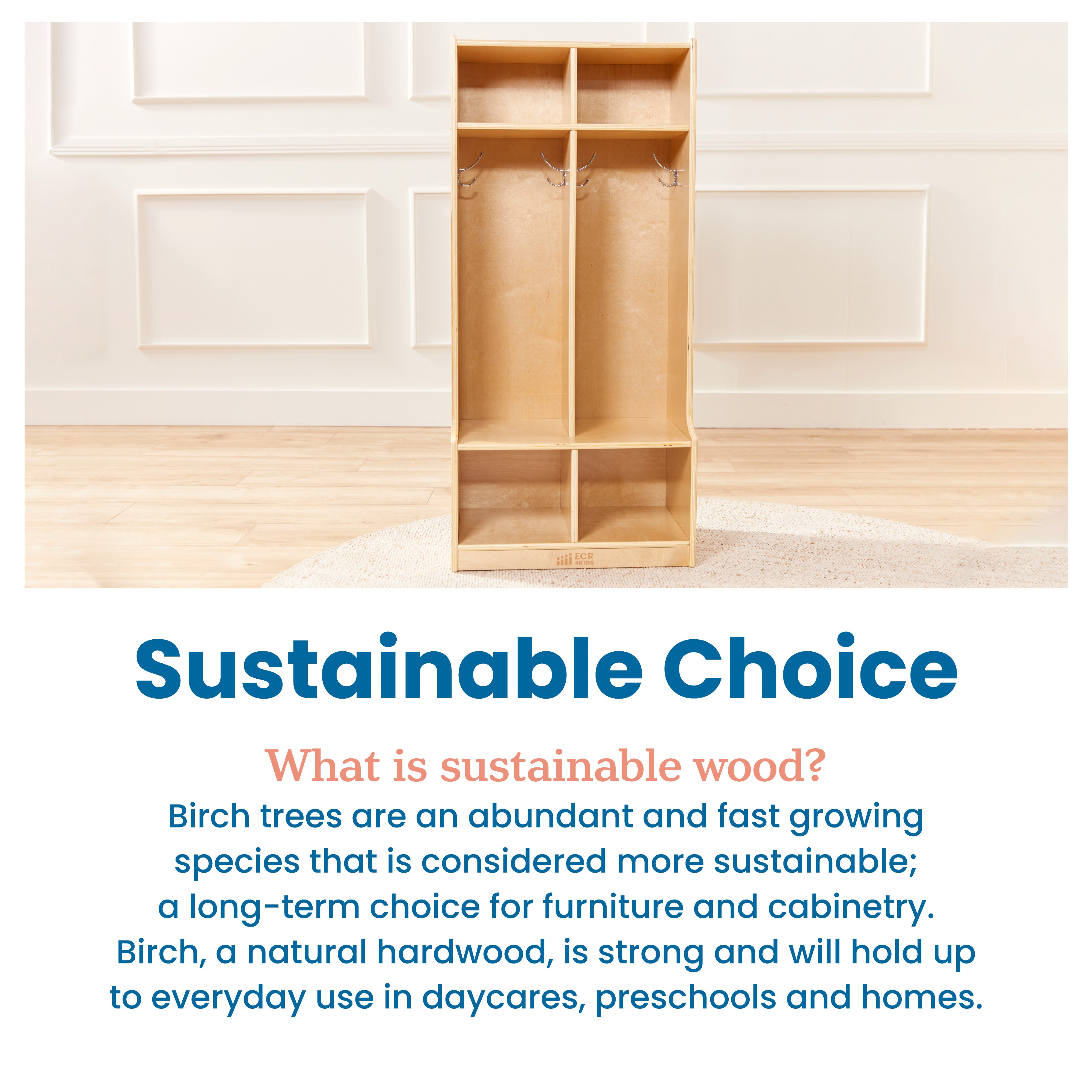 2-Section Coat Locker with Bench