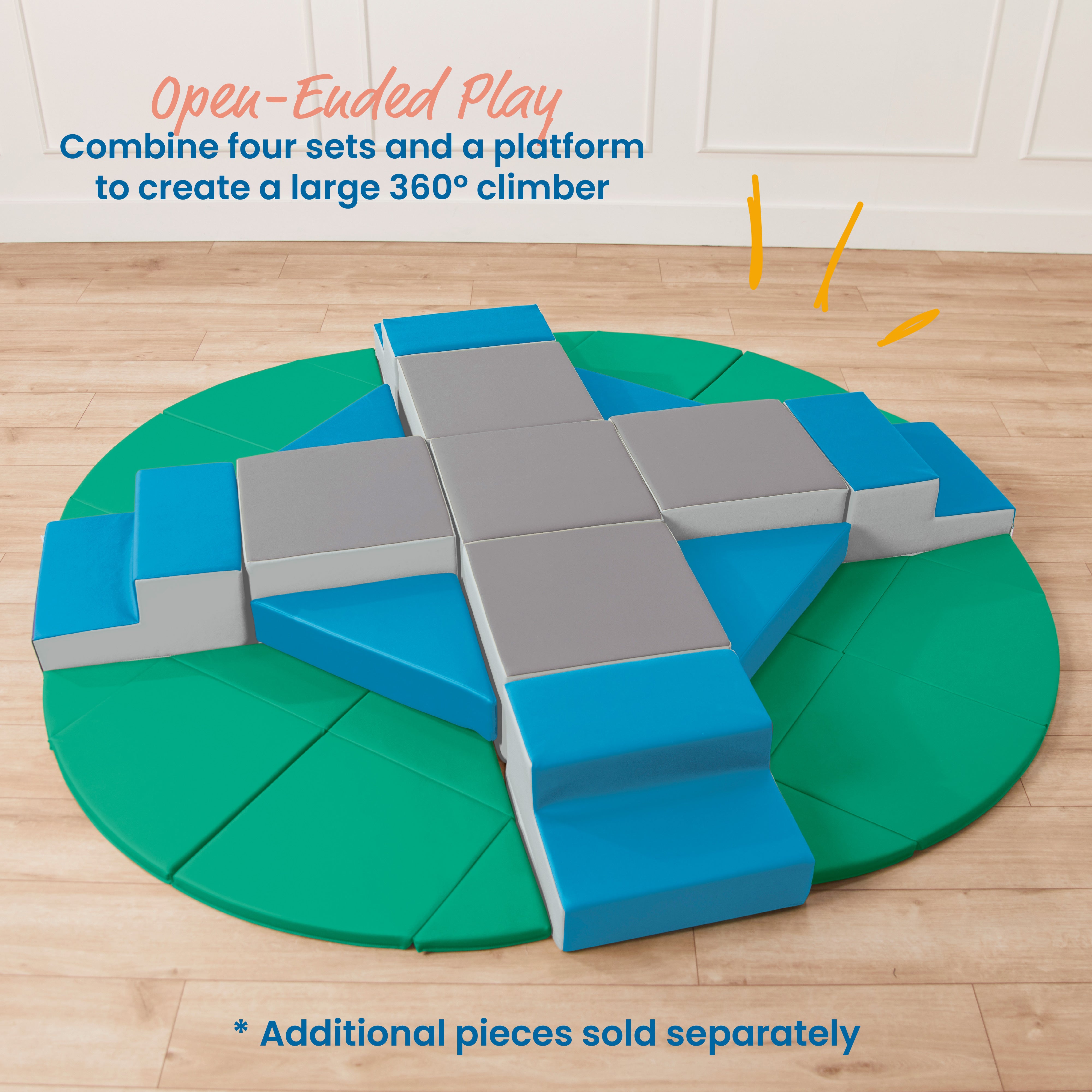 Junior Adventurer's Summit Step Corner Climber, 4-Piece