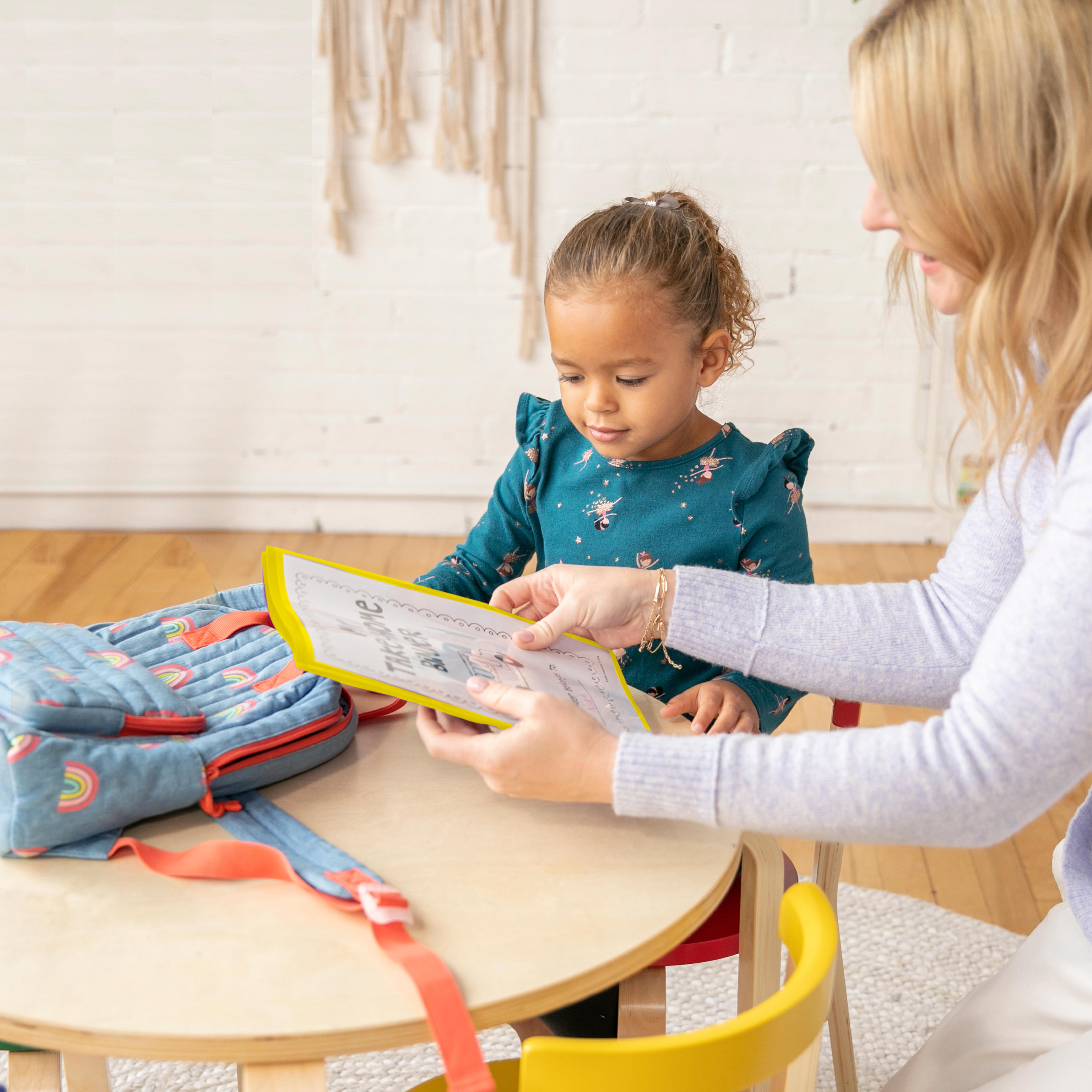 2-Pocket Parent-Teacher Classroom Communication Folder, 36-Piece