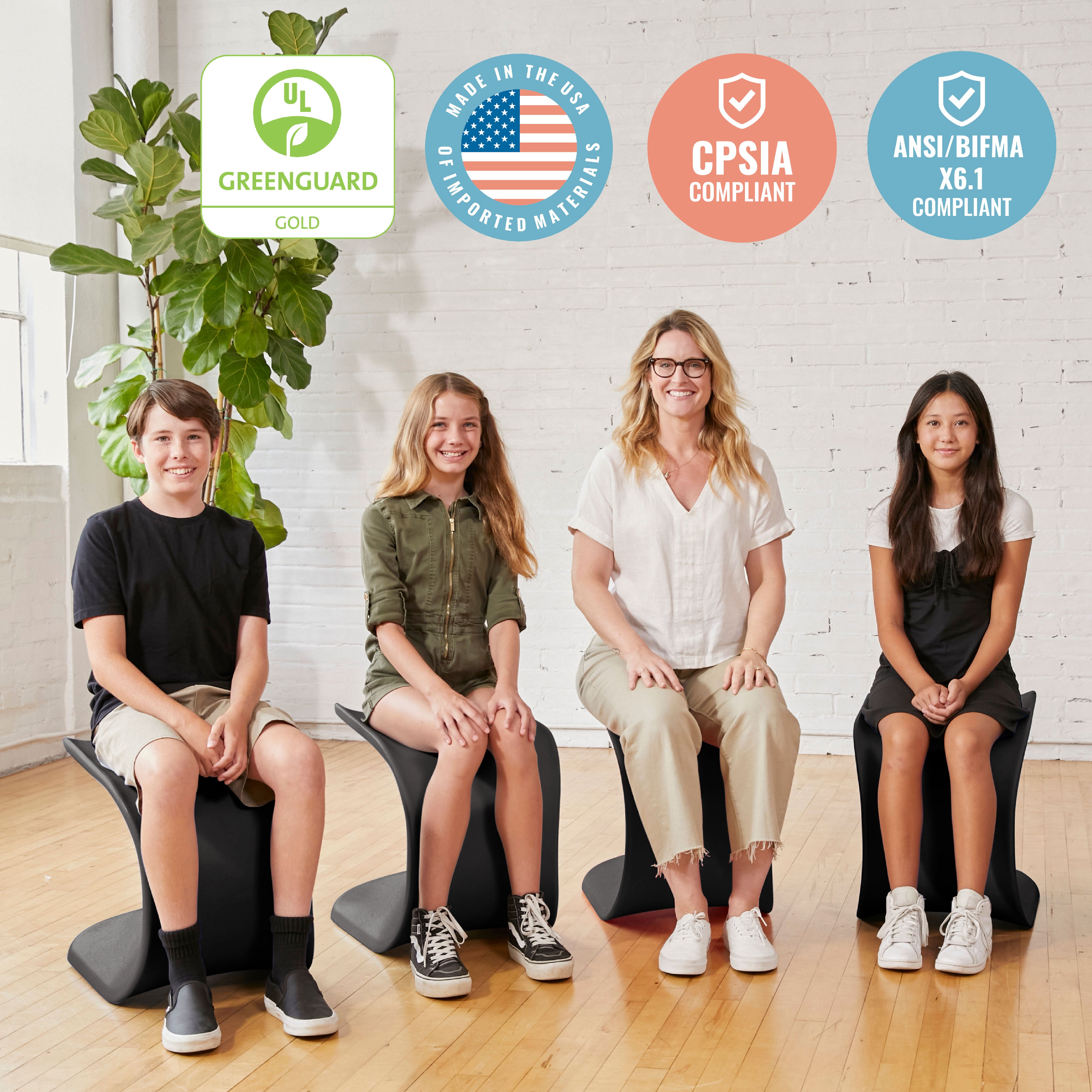 Wave Seat, 18in - 19.6in Seat Height