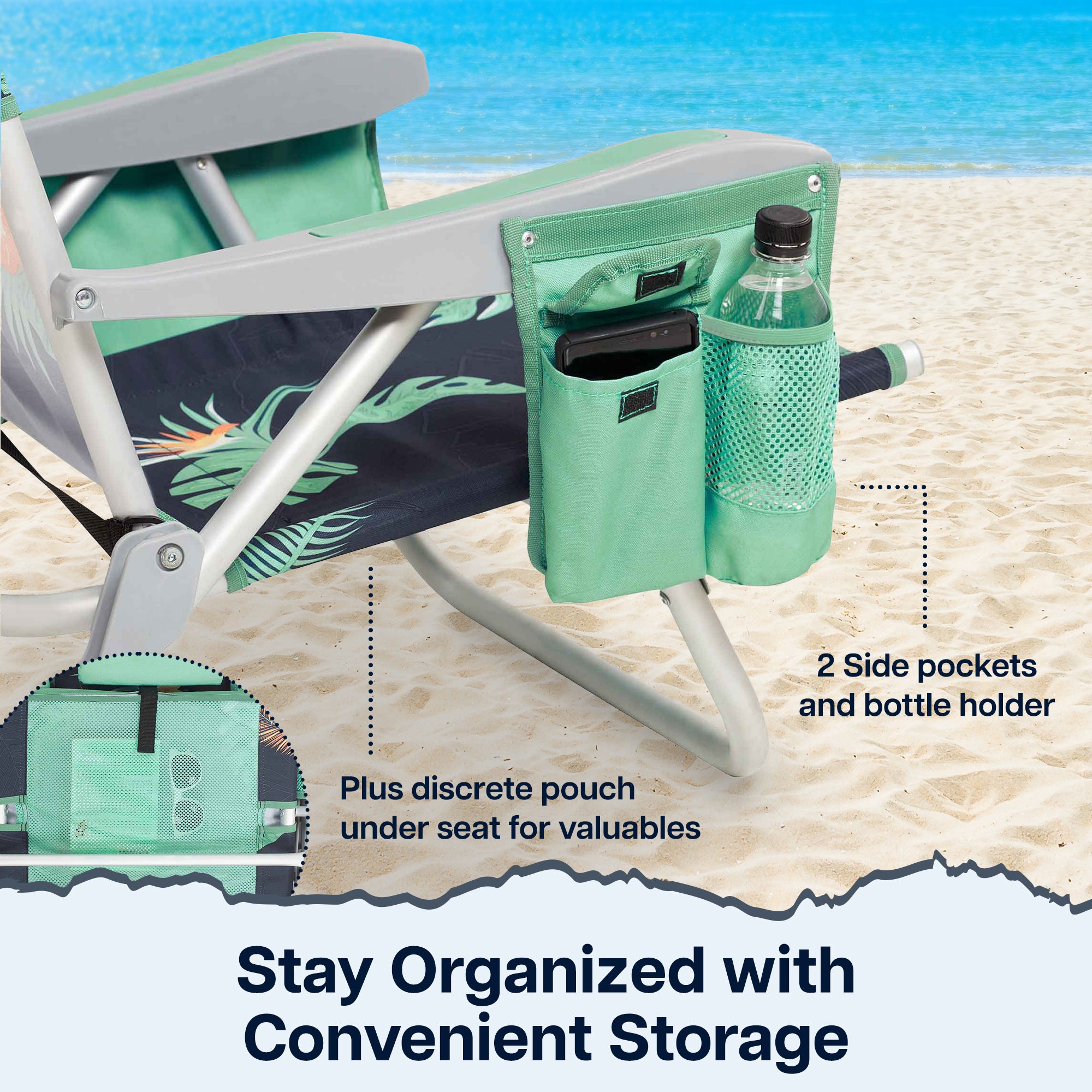 ECO Ultimate Backpack Beach Chair, Portable Seating