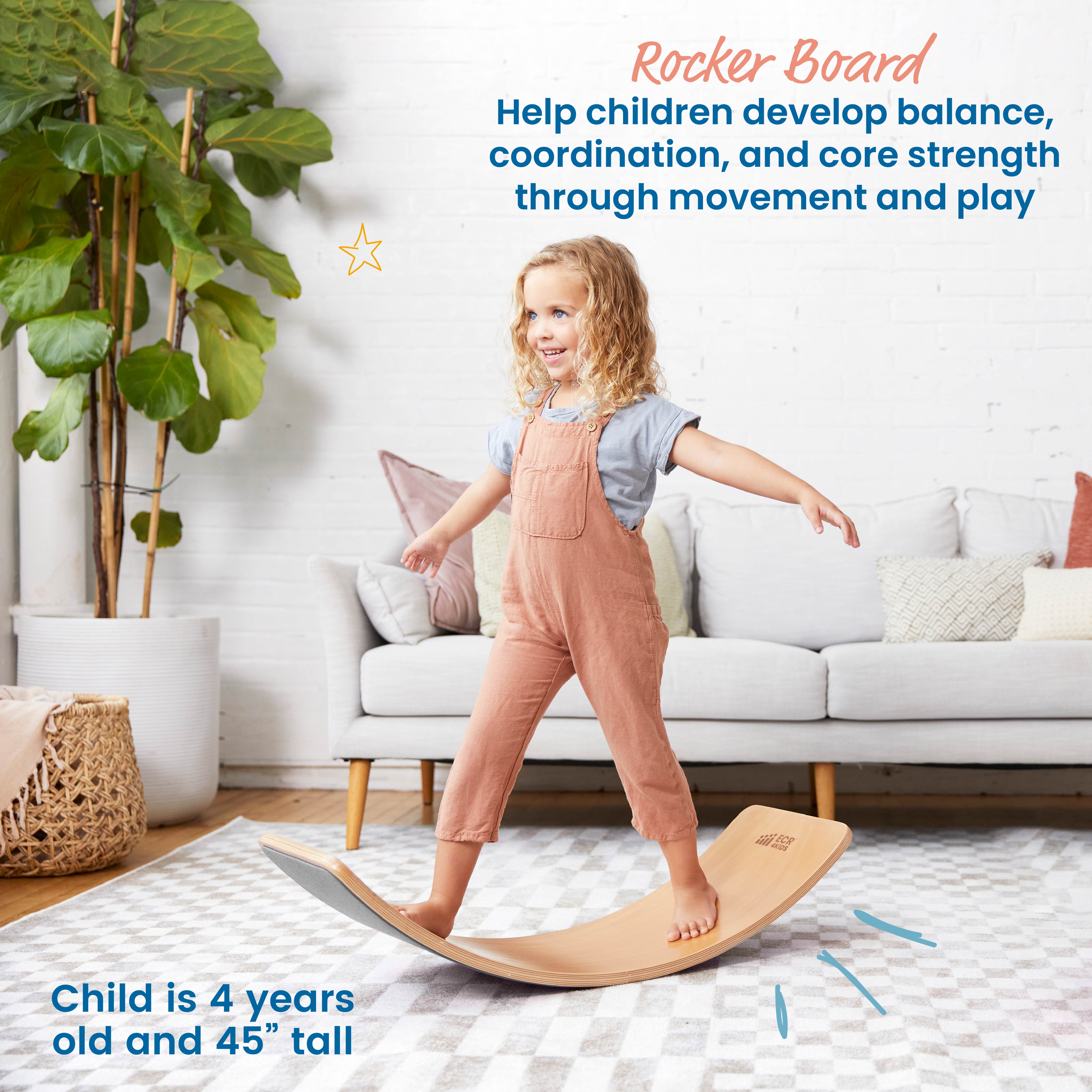 Balance Board with Felt Base