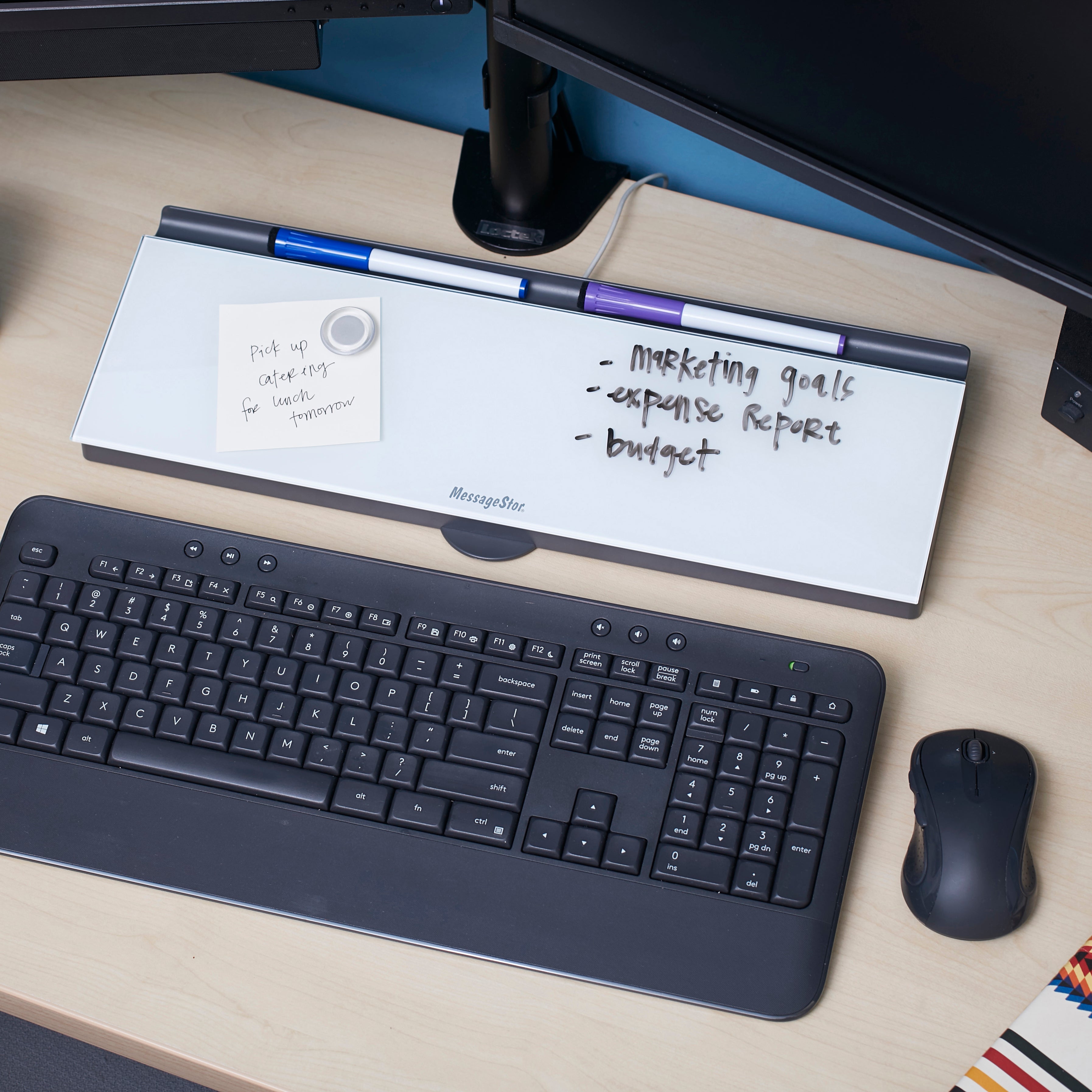 MessageStor Round Magnets for Dry-Erase Boards, 12-Piece