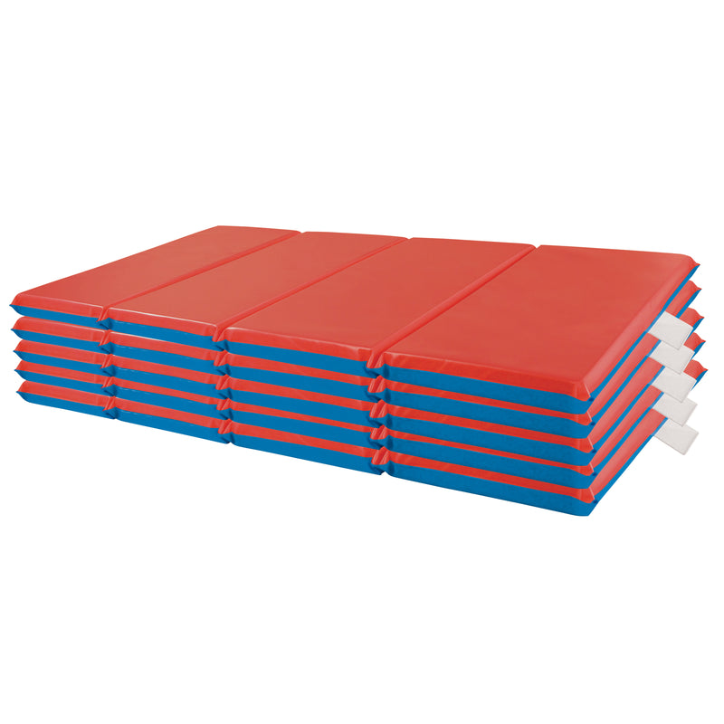 Premium Rest Mat, 5-Pack - Red/Blue