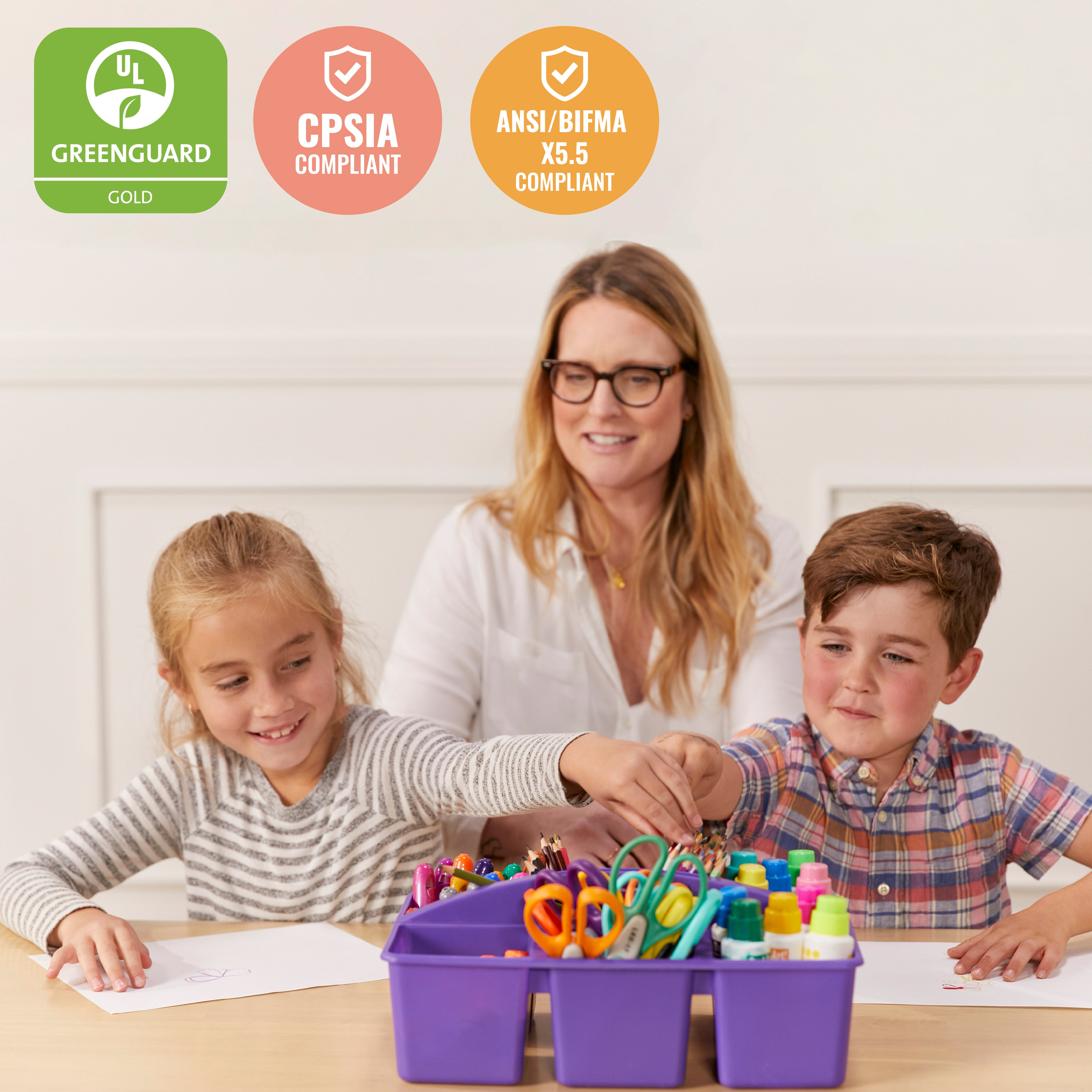 30in x 48in Rectangular Hardwood Table with 22in Legs