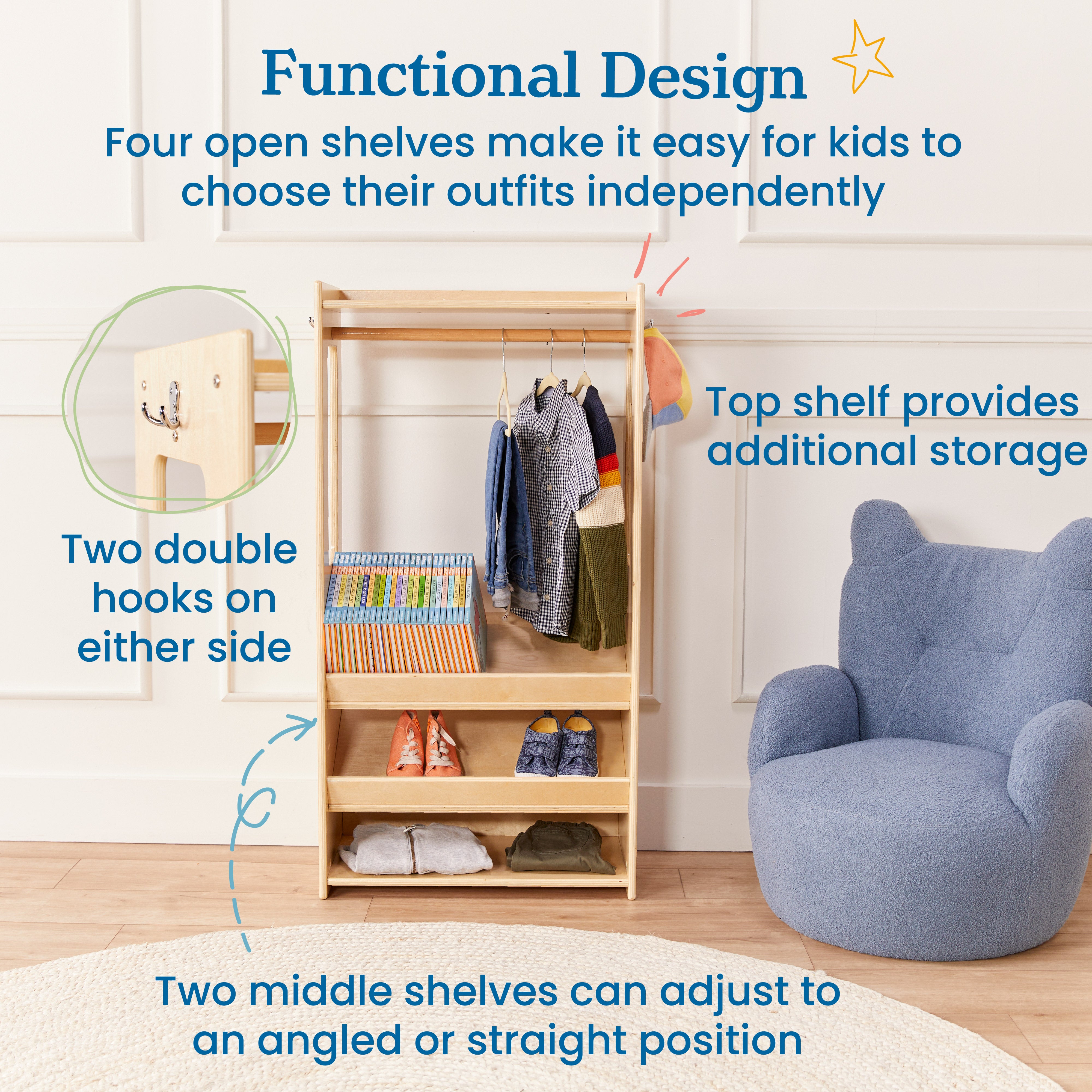 TrendiTot Clothing Rack