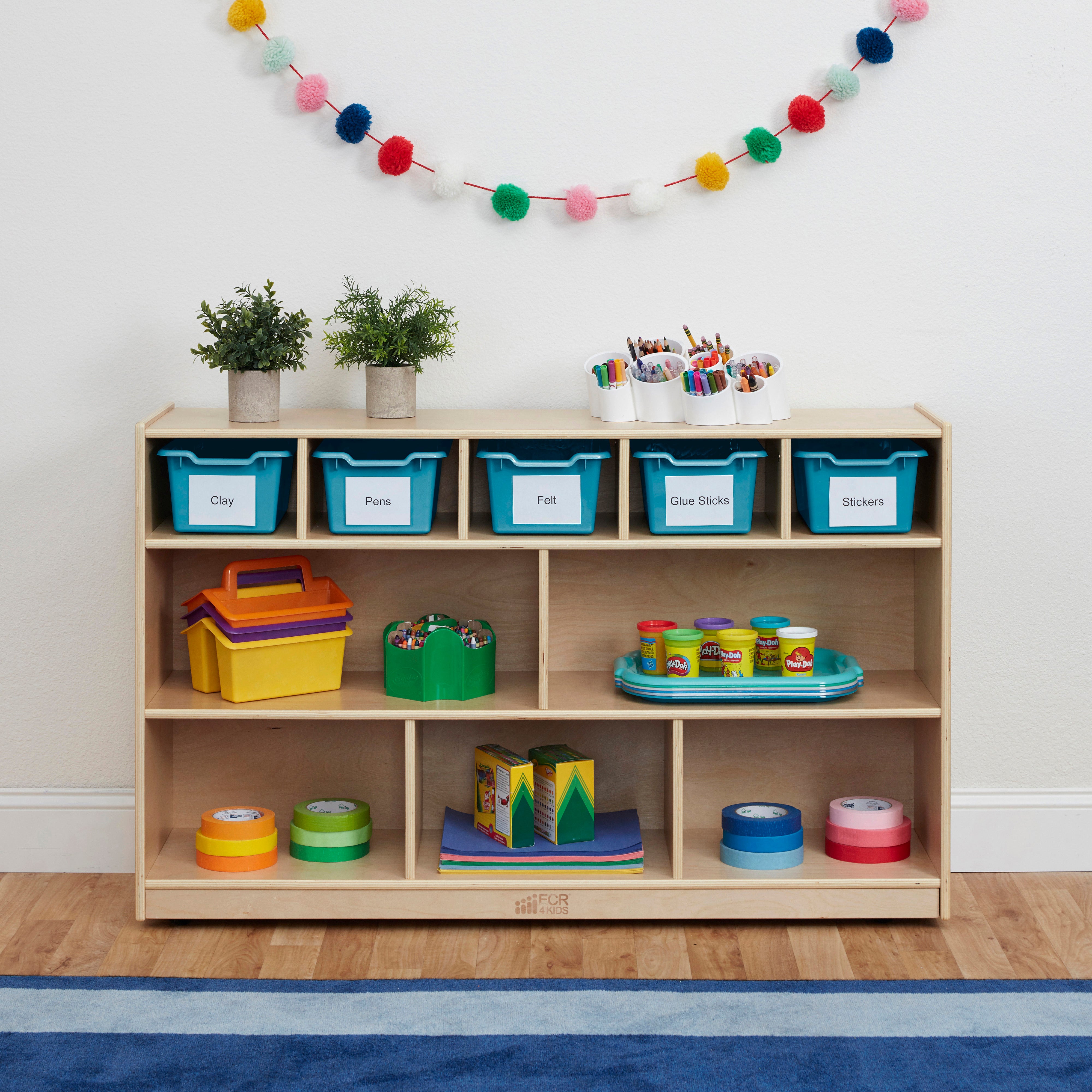 Scoop Front Storage Bin, 30-Piece