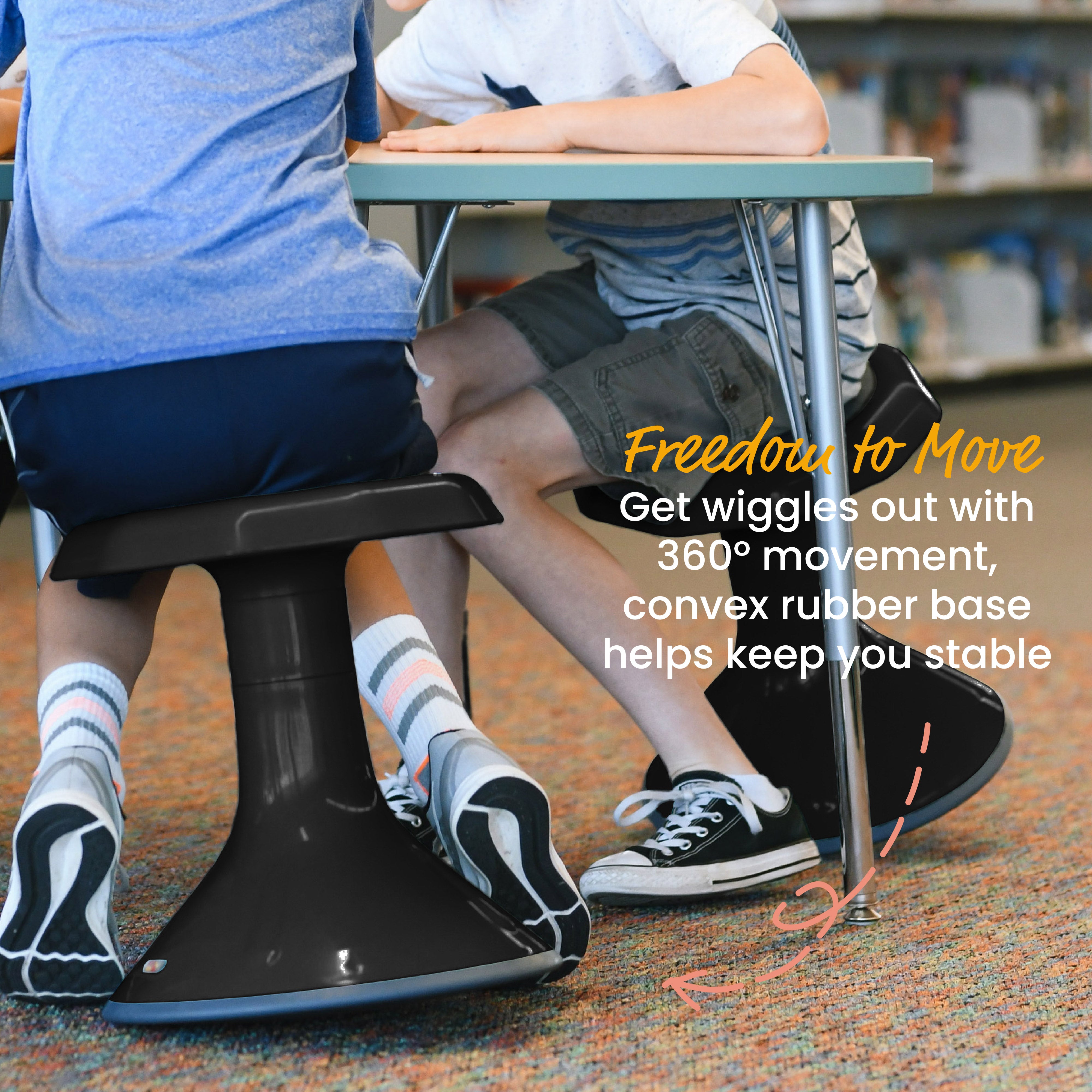 ACE Active Core Engagement Wobble Stool, 15-Inch Seat Height