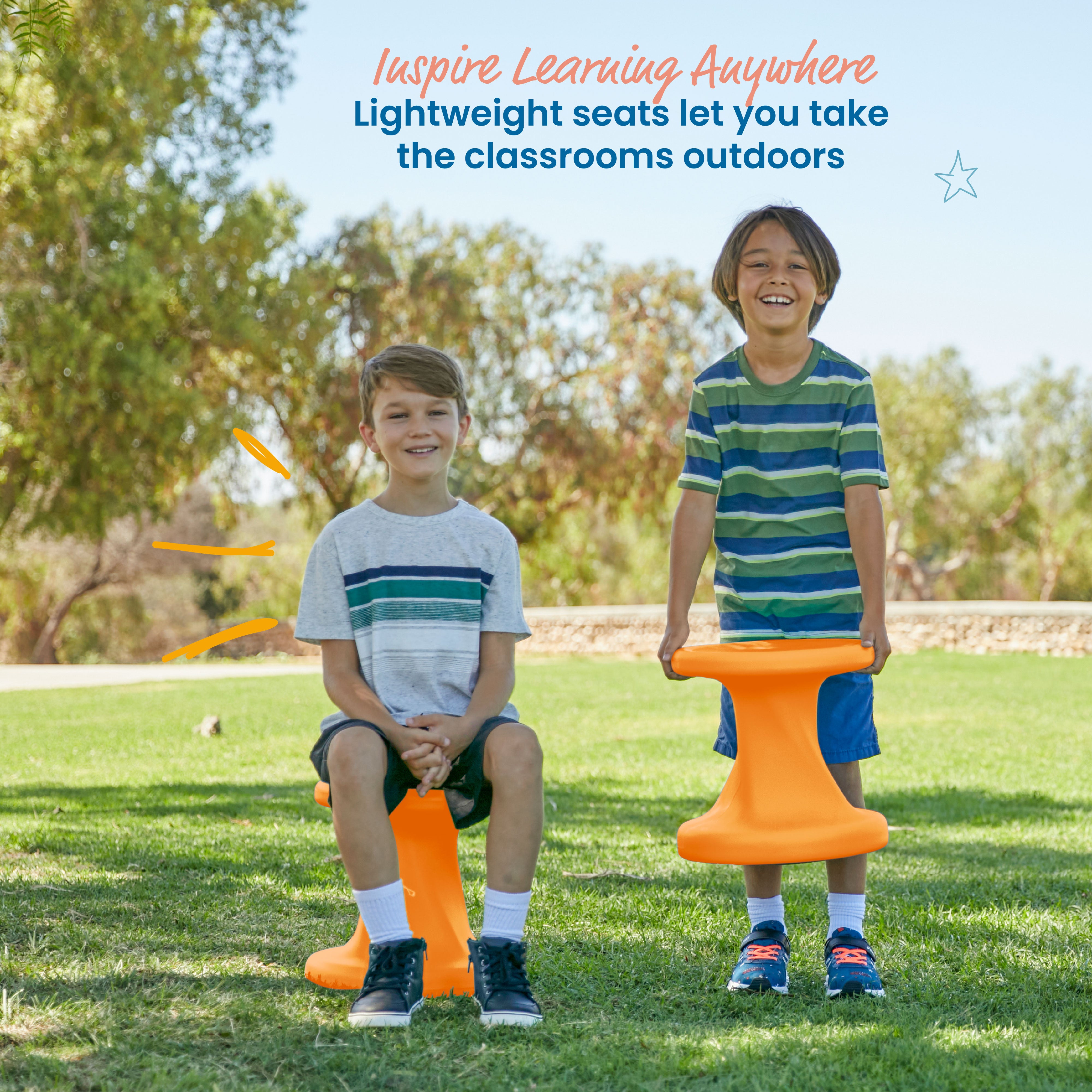 Twist Wobble Stool, 14in Seat Height