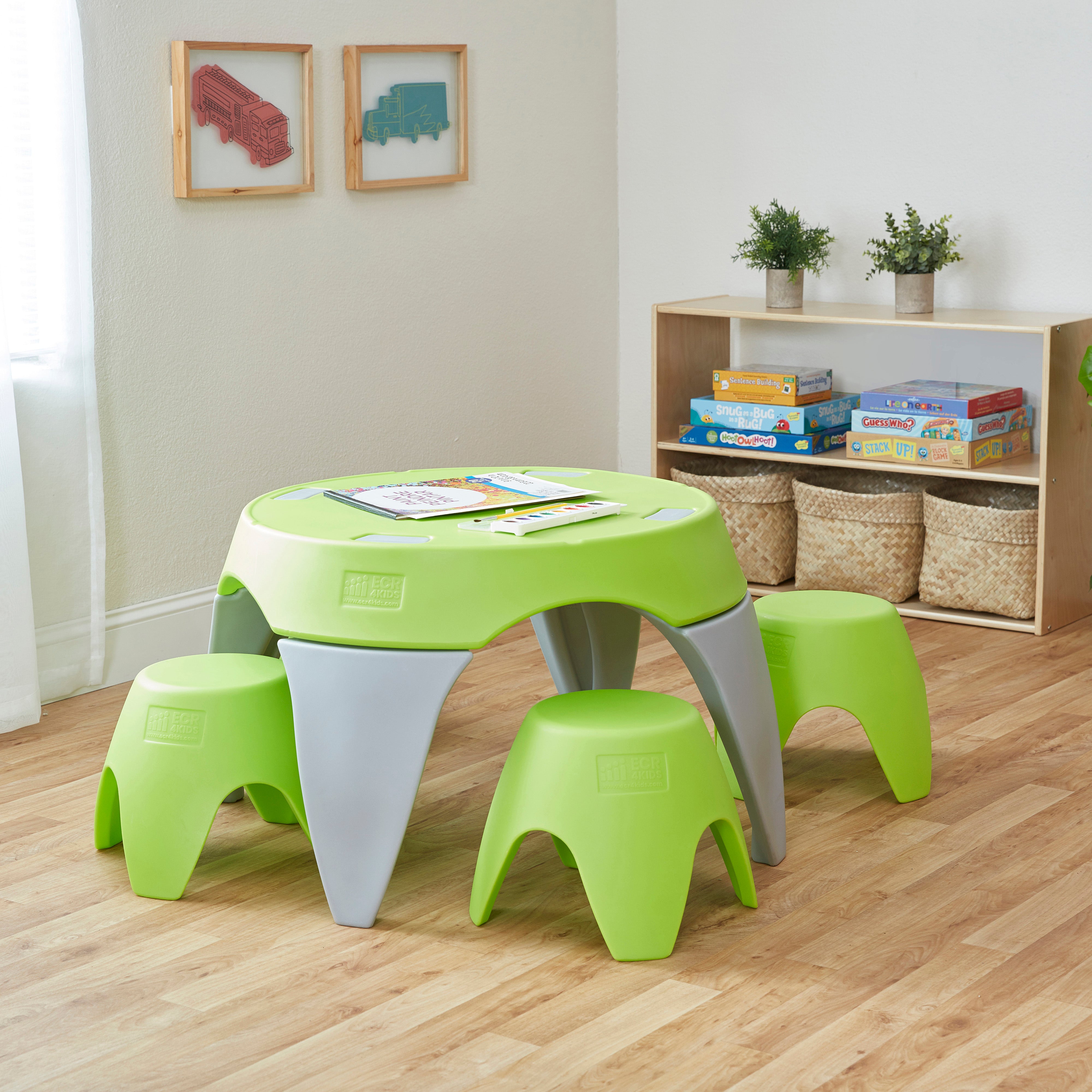 Ayana Table and Stool Set, 5-Piece